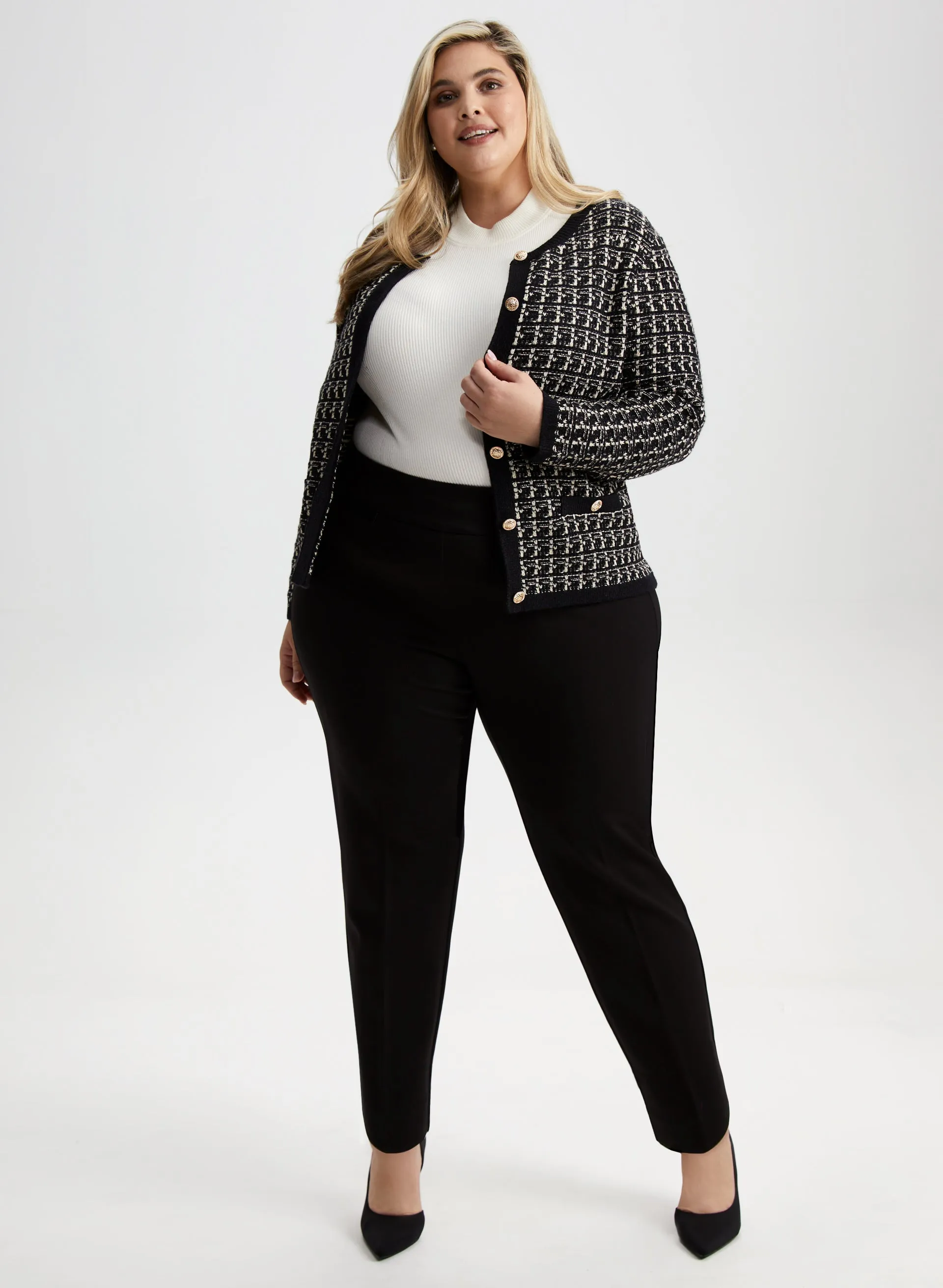 Sofia Pull-On Straight Leg Pants - Short sold by Laura product image thumbnail 3