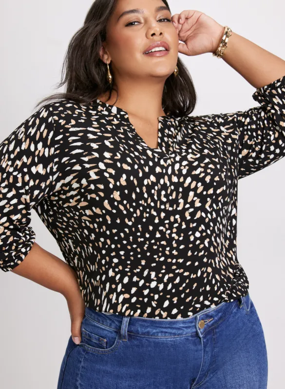 Abstract Print Top sold by Laura