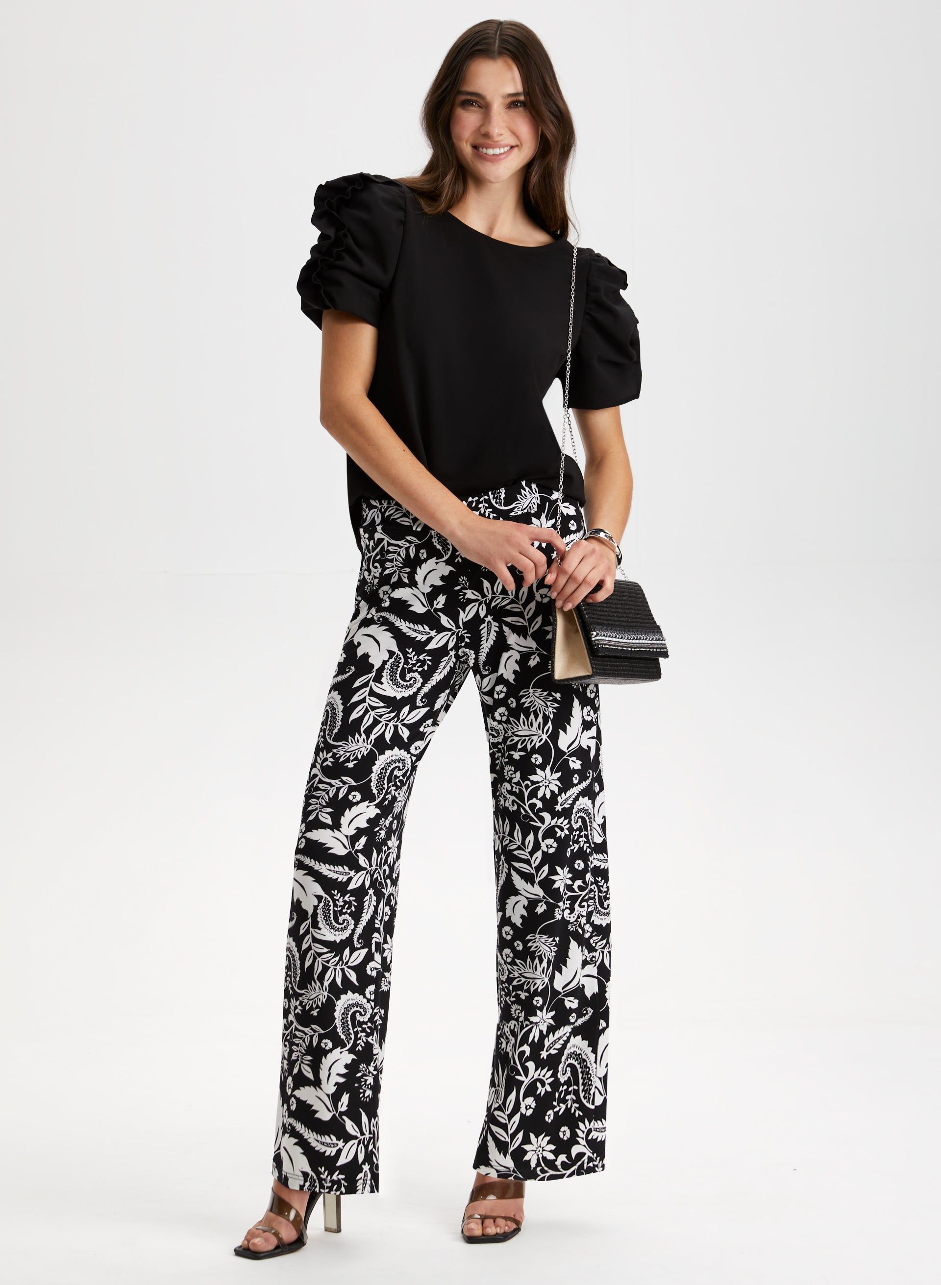 Short Puff Sleeve Top sold by Laura product image thumbnail 4