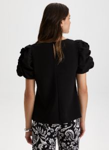 Short Puff Sleeve Top sold by Laura