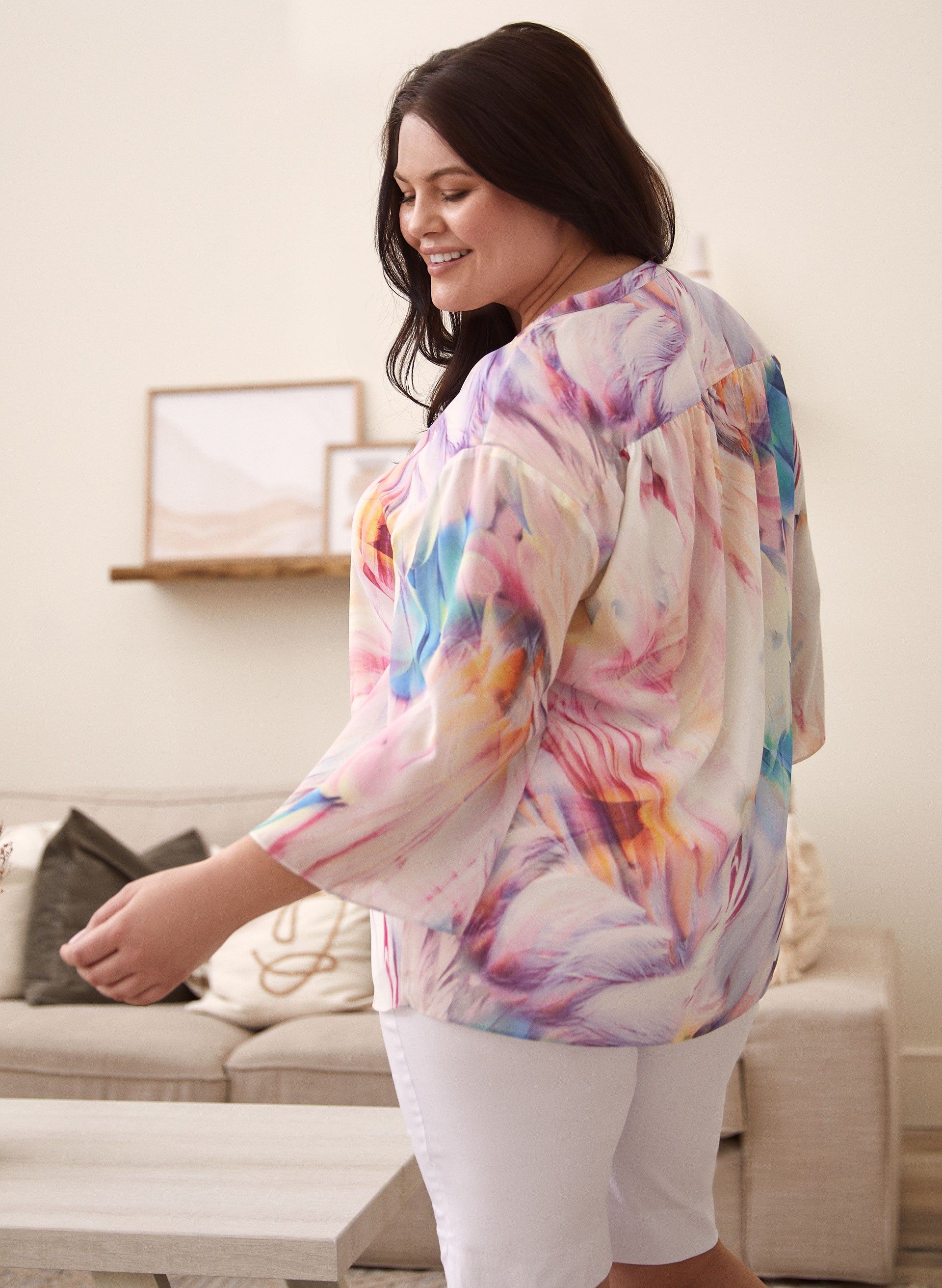 Abstract Print Blouse sold by Laura product image thumbnail 4