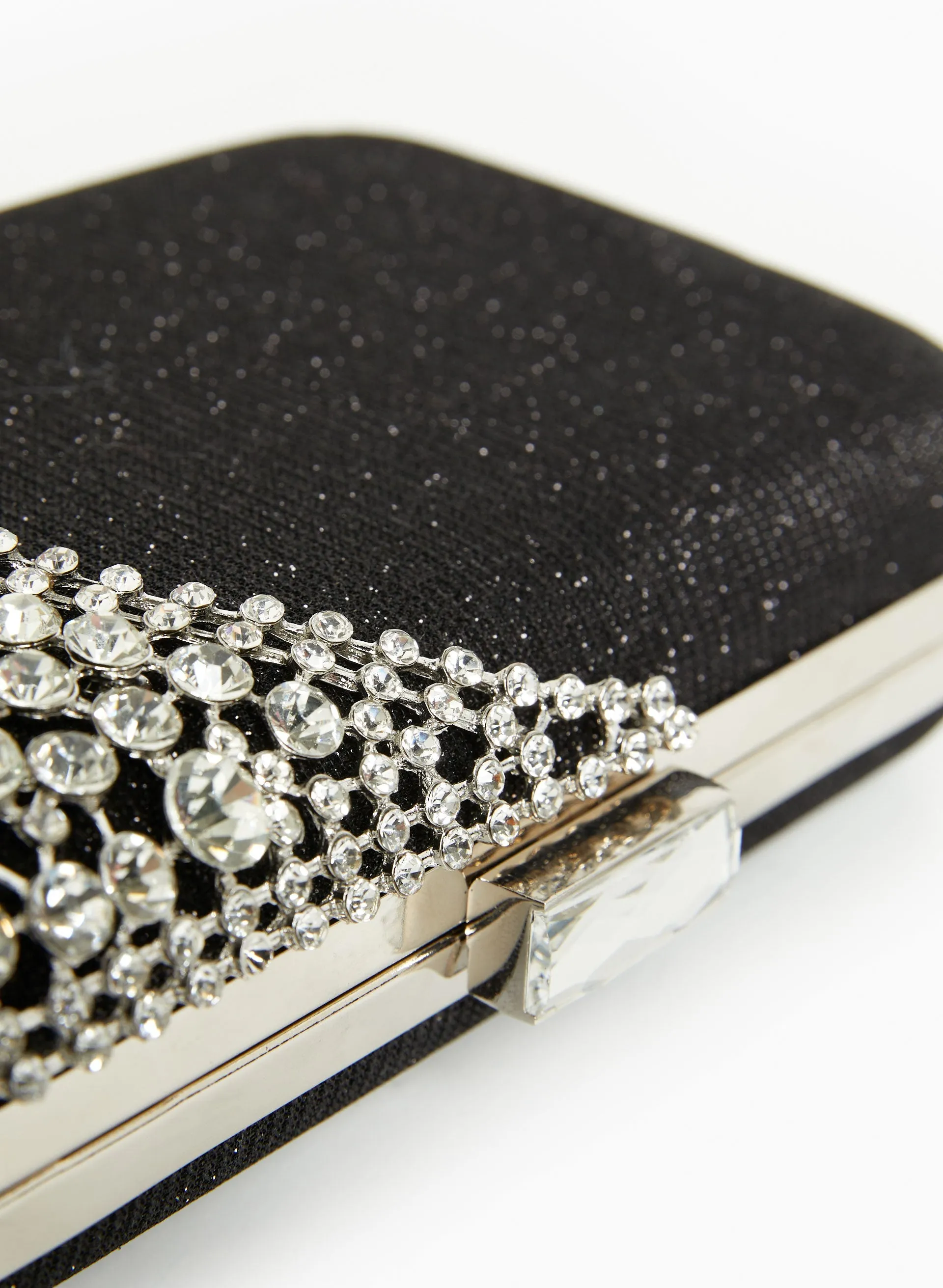 Crystal-Studded Clutch sold by Laura product image thumbnail 4
