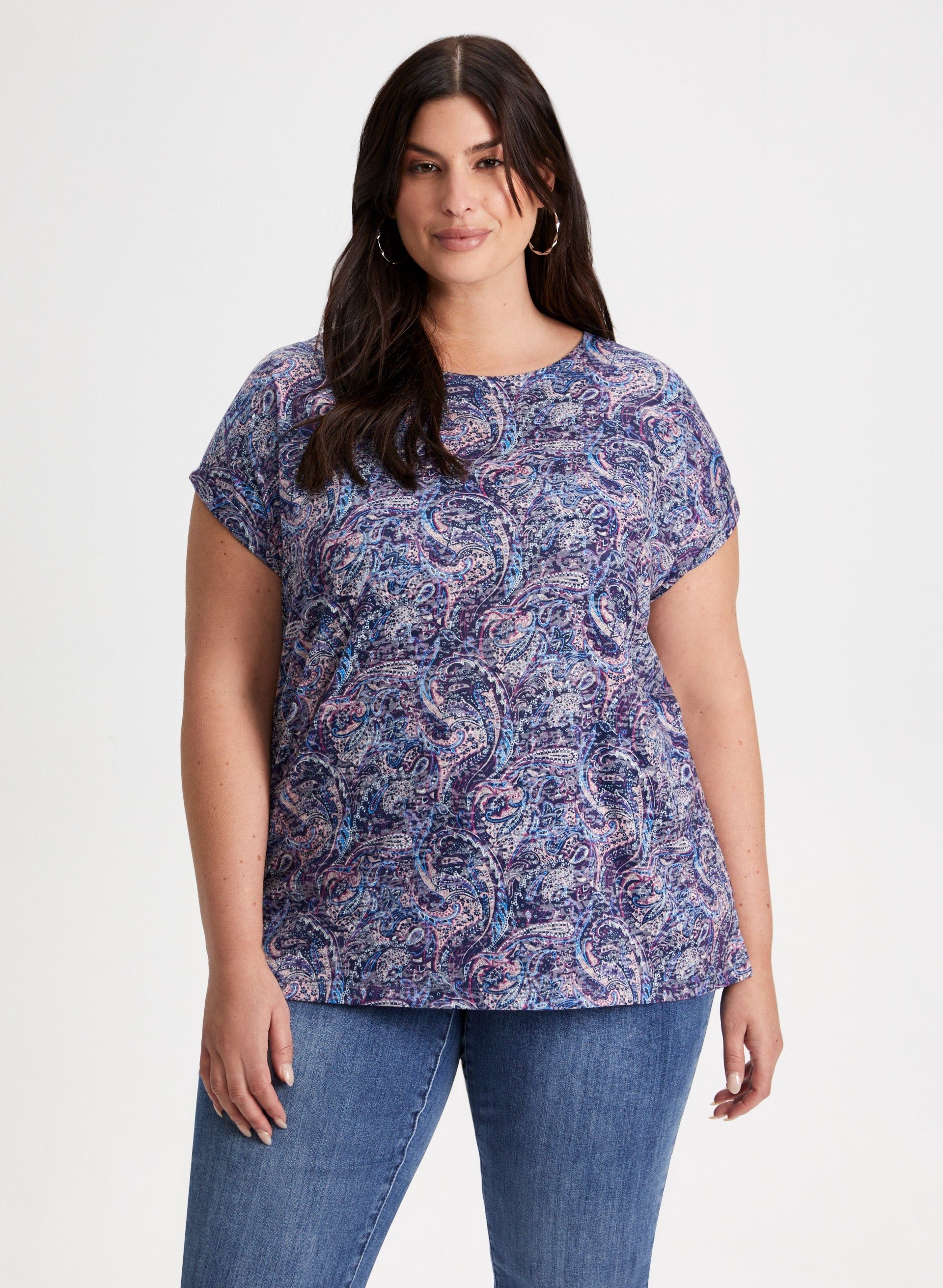 Paisley Print Tee sold by Laura product image thumbnail 2
