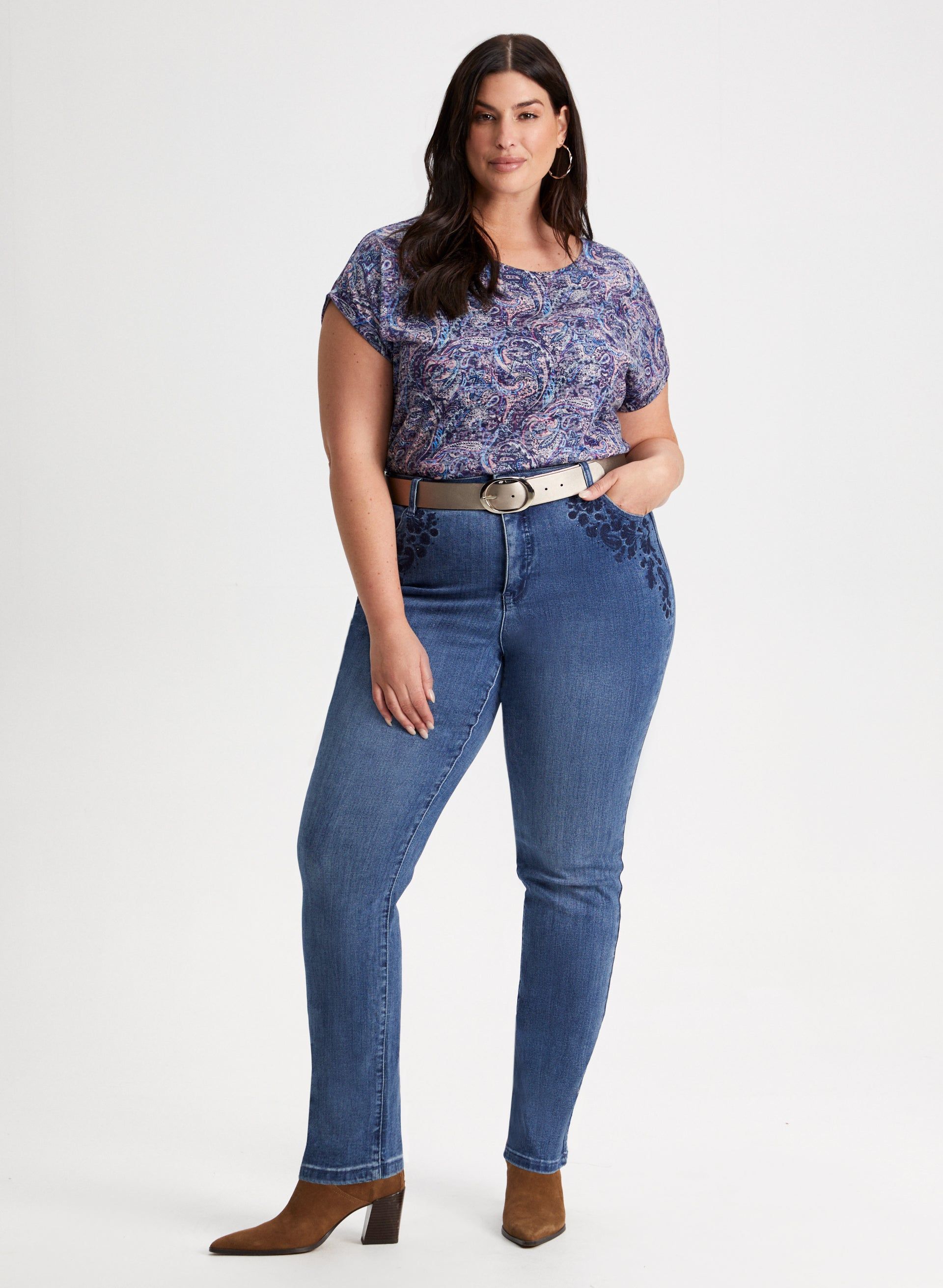 Paisley Print Tee sold by Laura product image thumbnail 3