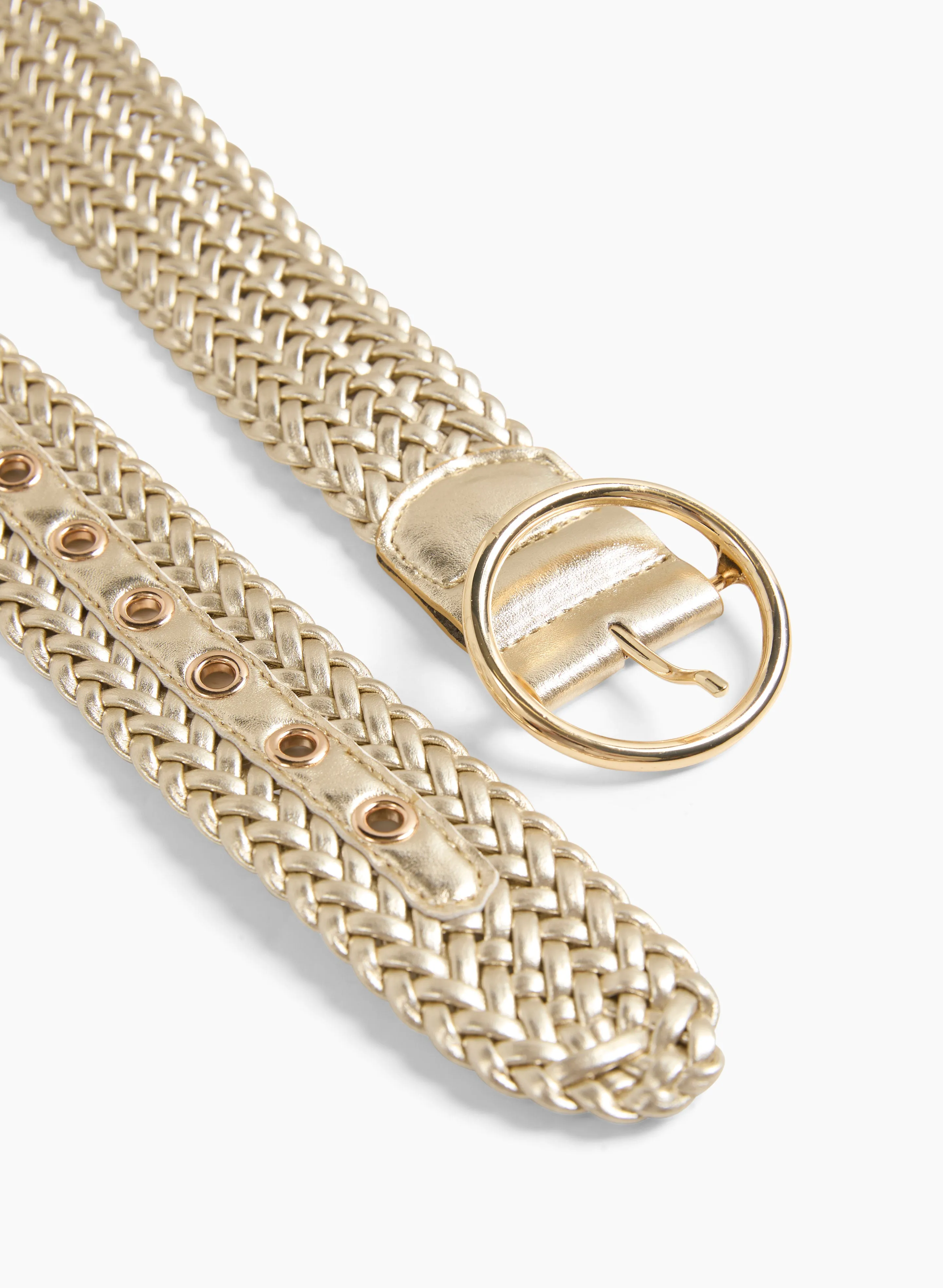 Braided Round Buckle Belt sold by Laura product image thumbnail 2