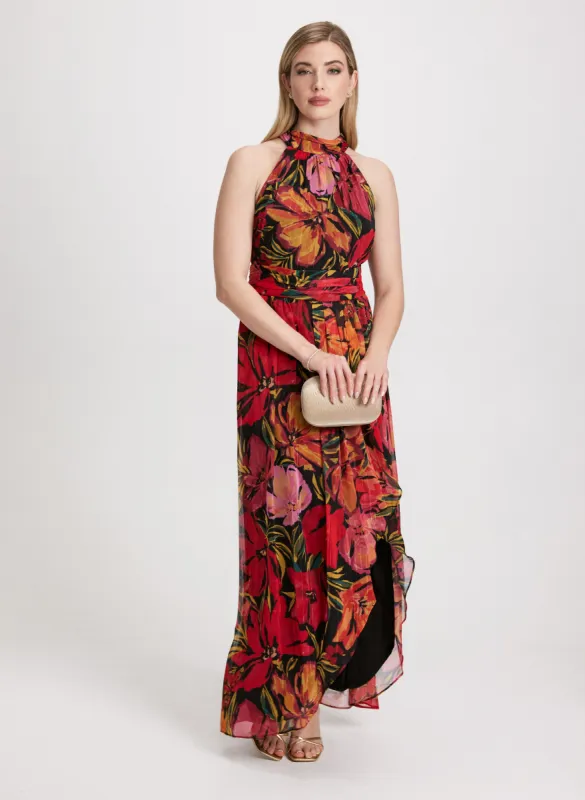 Halter Neck Floral Dress sold by Laura