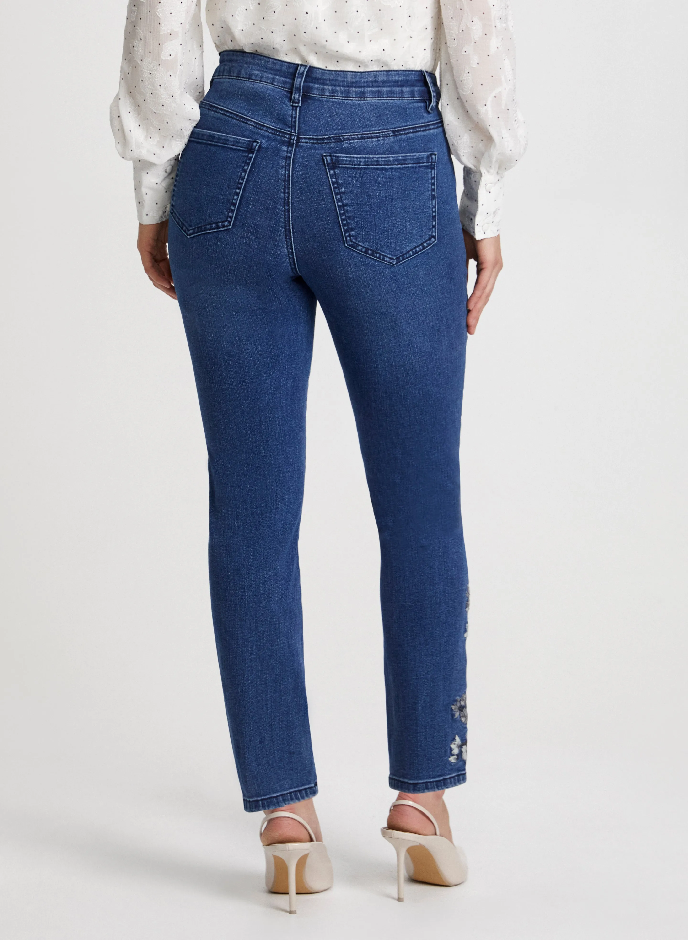 Embroidered Straight Leg Jeans sold by Laura product image thumbnail 2