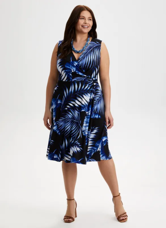 Leaf Print Dress sold by Laura