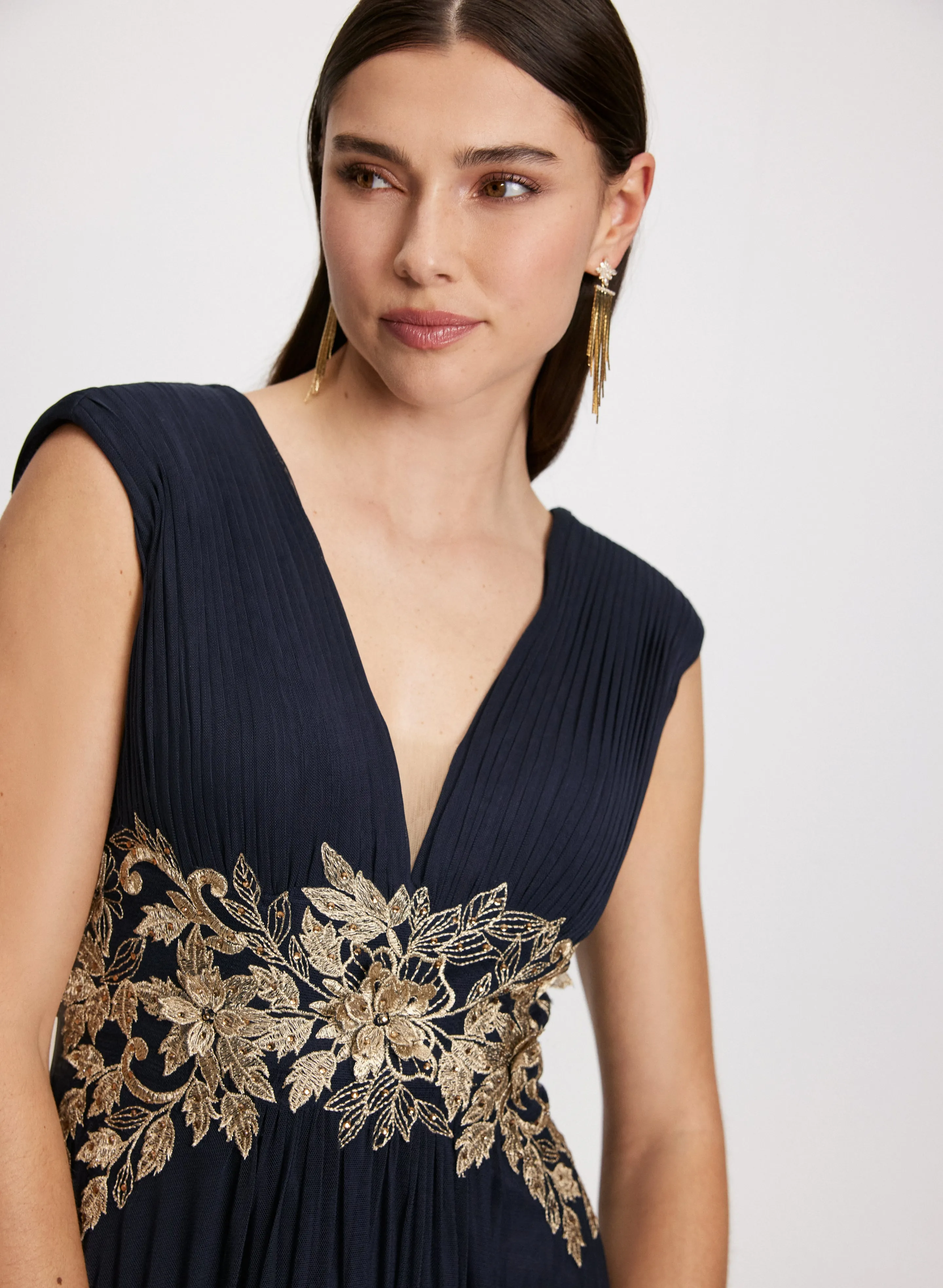 Embellished Mesh Evening Dress sold by Laura product image thumbnail 5