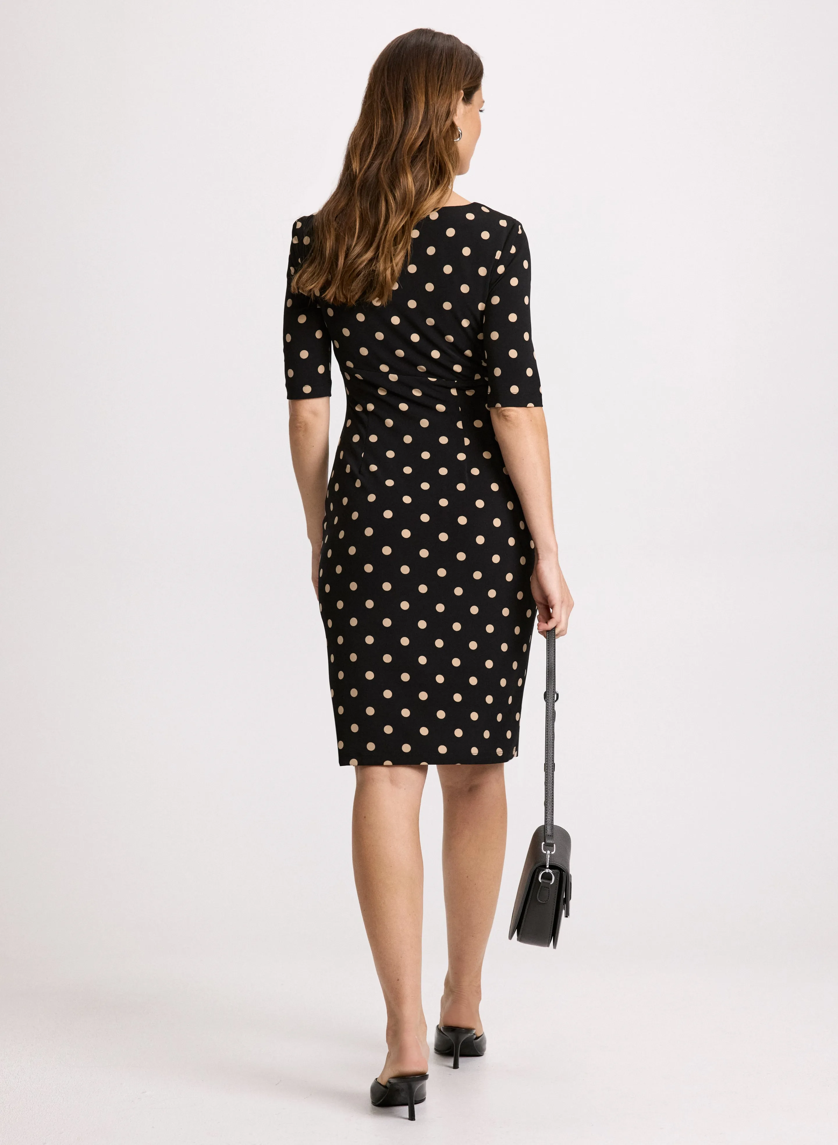 Polka Dot Print Dress sold by Laura product image thumbnail 3
