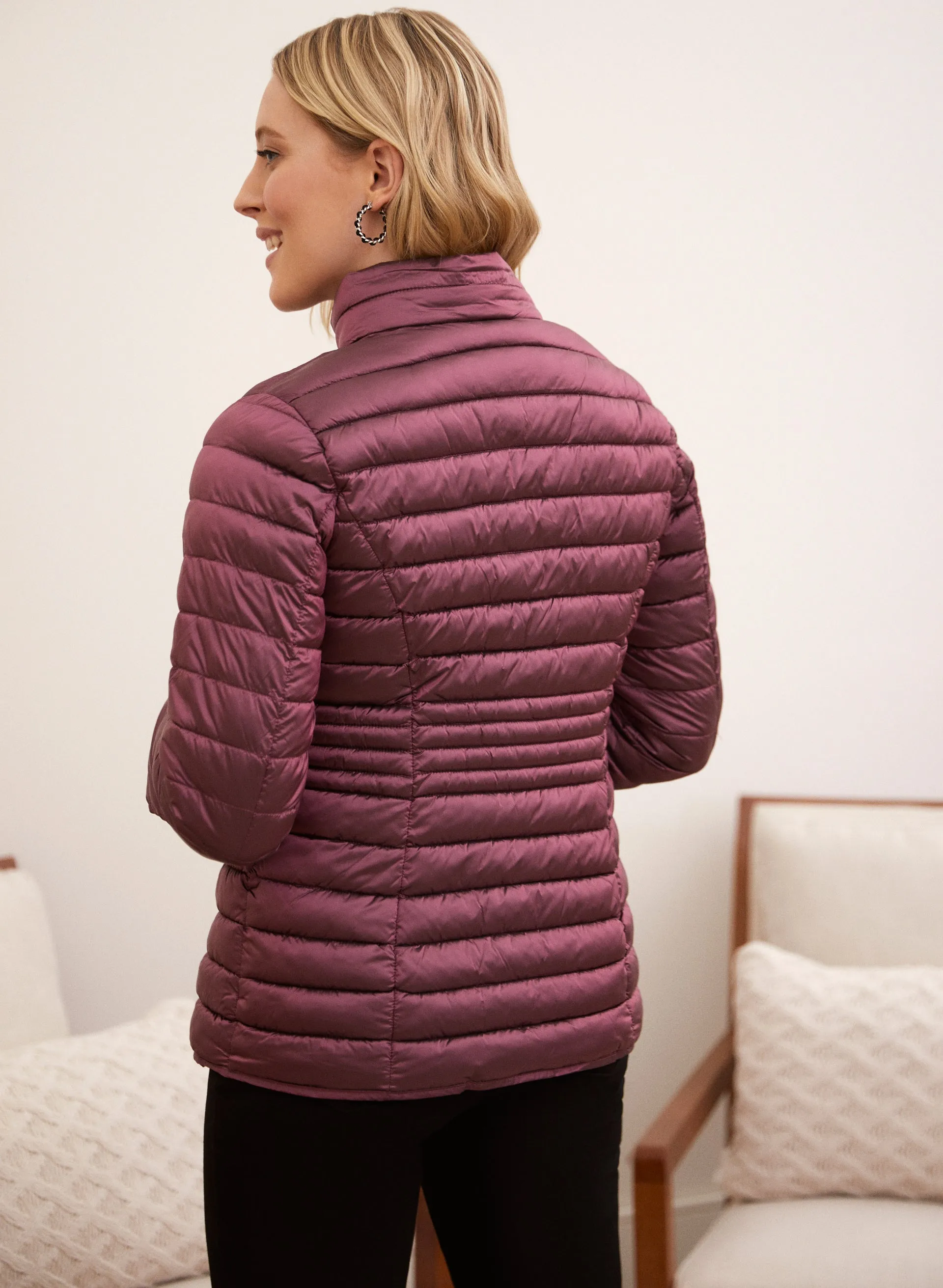 Packable Vegan Down Quilted Coat sold by Laura product image thumbnail 2