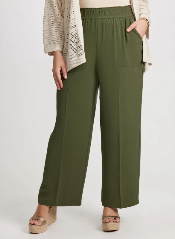 Crepe Pull-On Pants sold by Laura