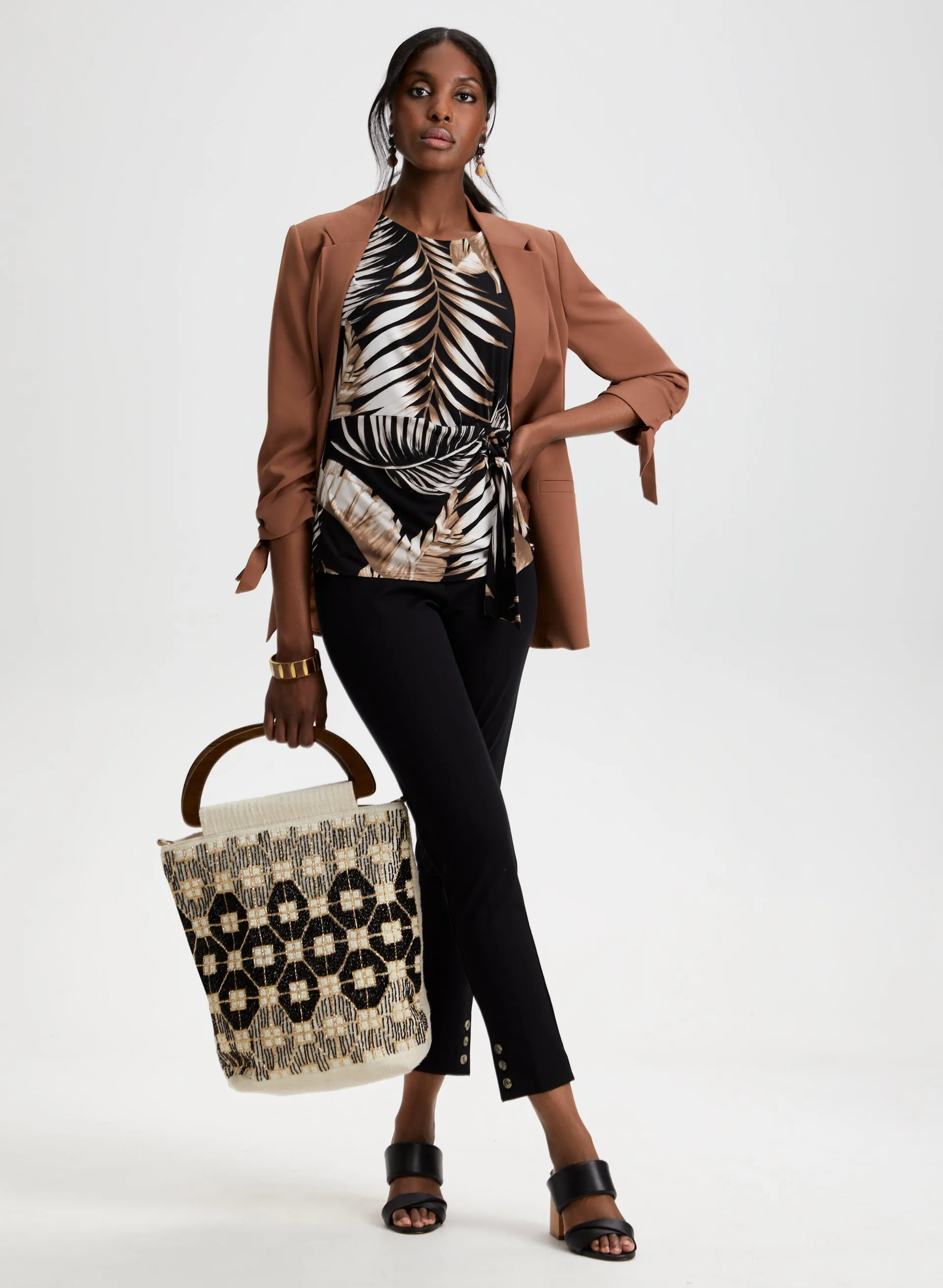 Palm Leaf Print Top sold by Laura product image thumbnail 3