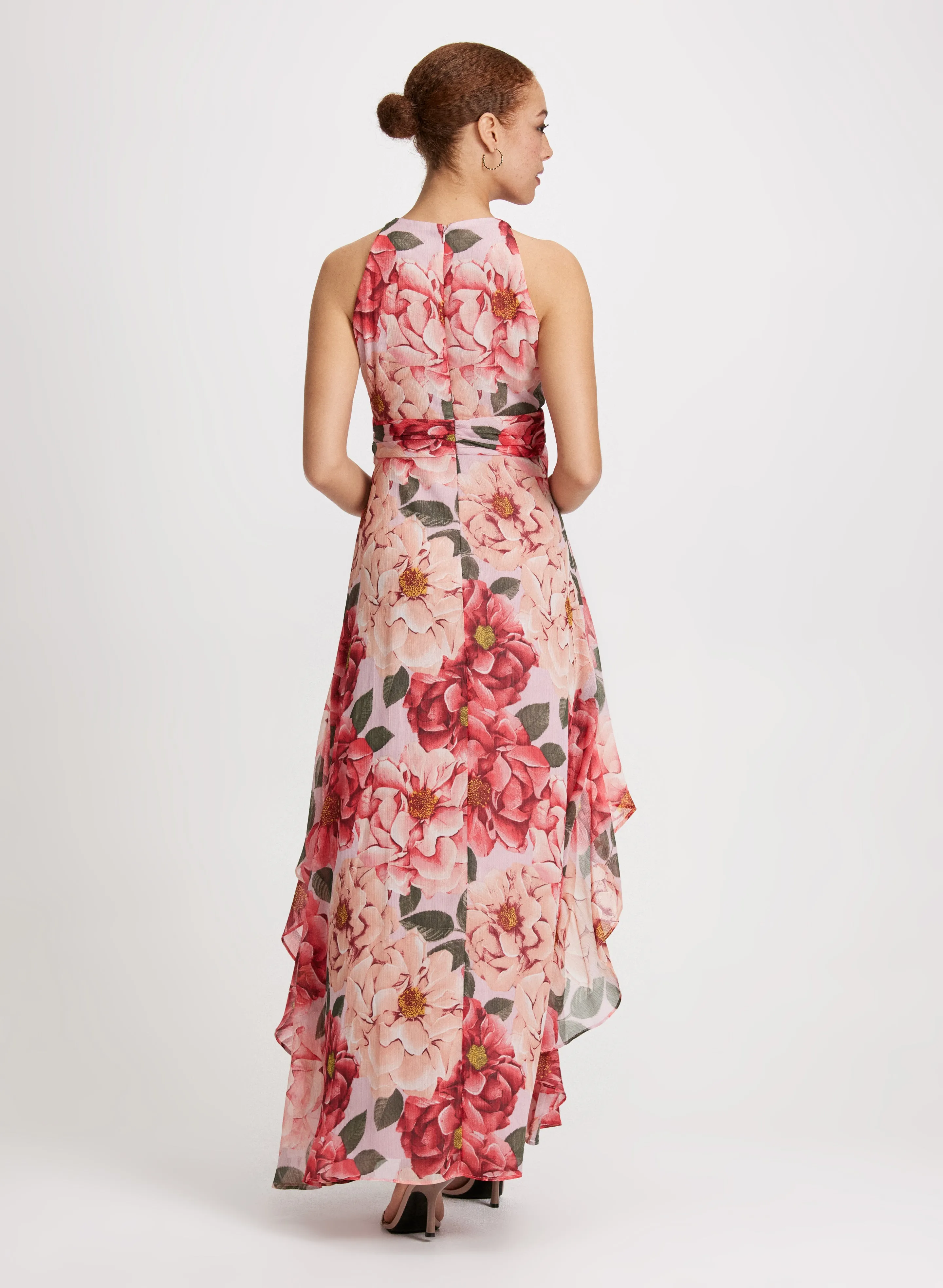 Floral Ruched Waist Maxi Dress sold by Laura product image thumbnail 2