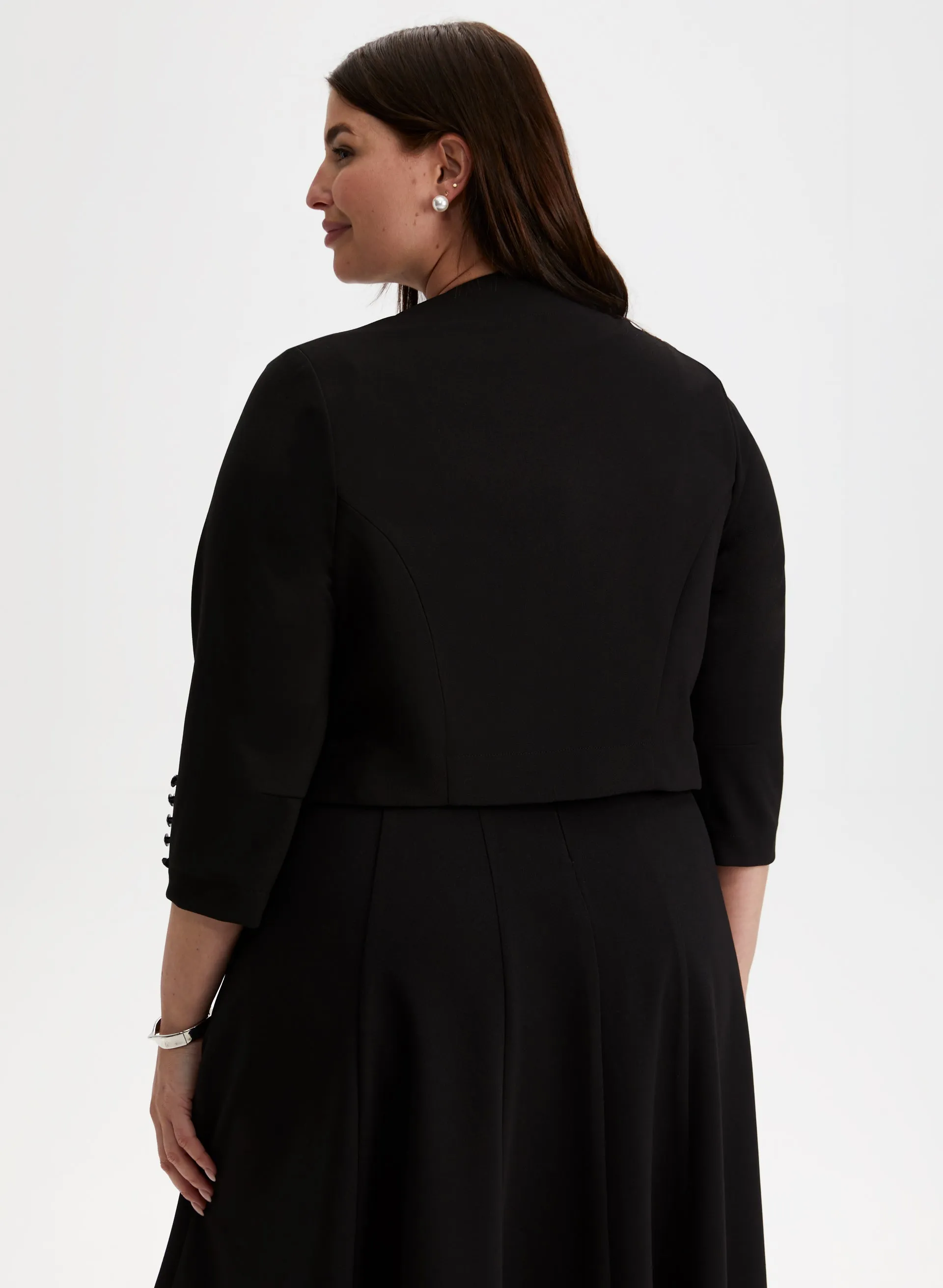 3/4 Button Sleeve Bolero sold by Laura product image thumbnail 4