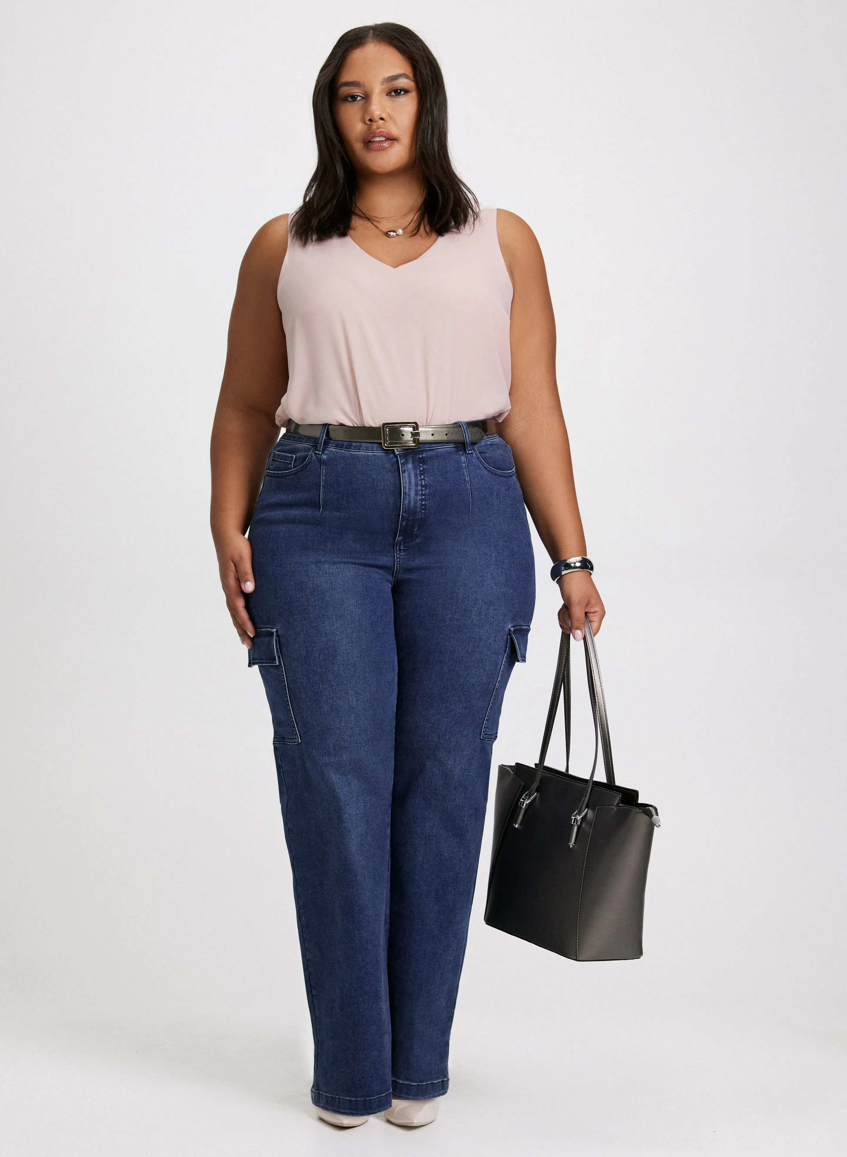 Sleeveless V-Neck Blouse sold by Laura product image thumbnail 3