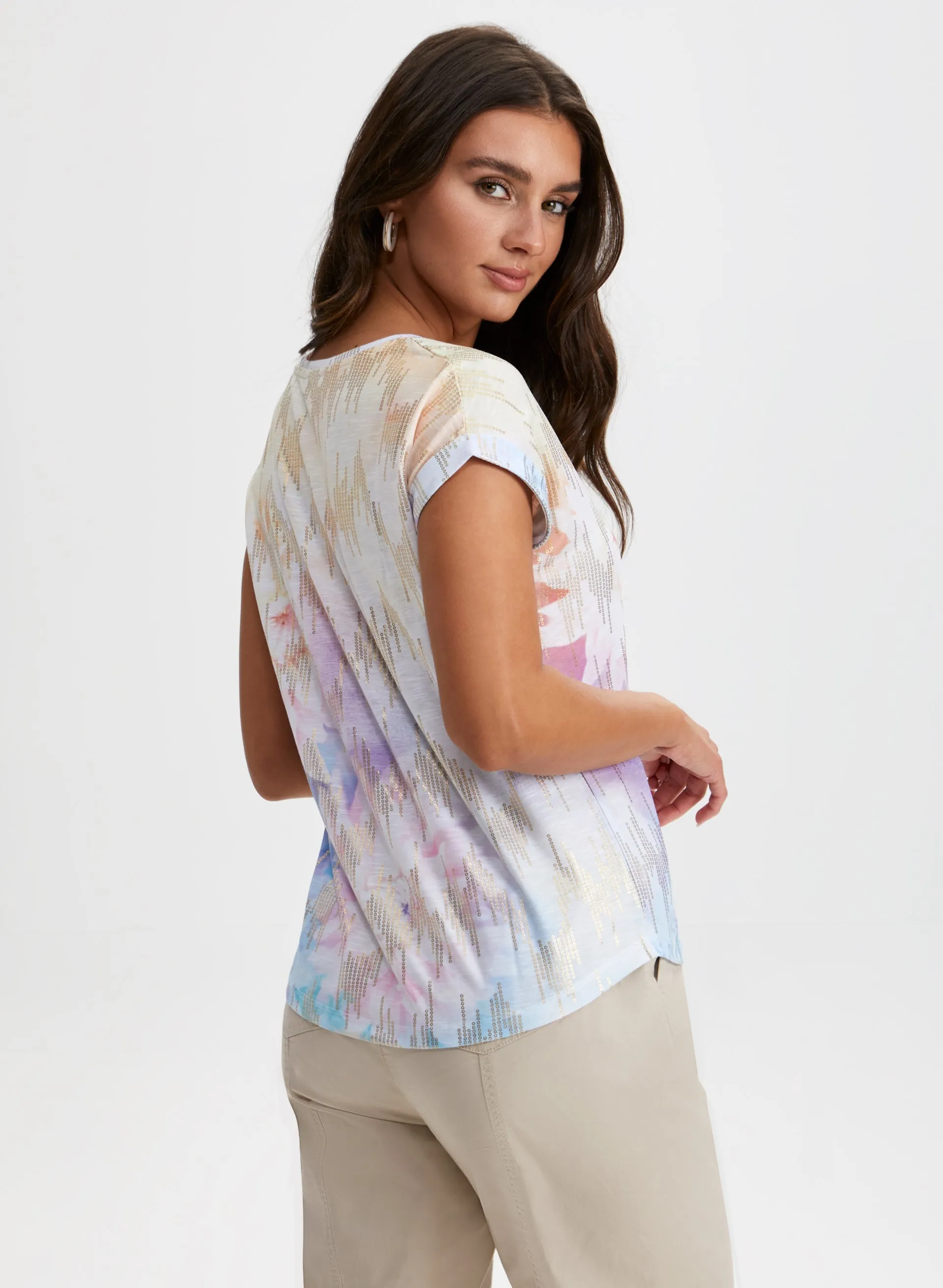 Floral Print Tee sold by Laura product image thumbnail 4