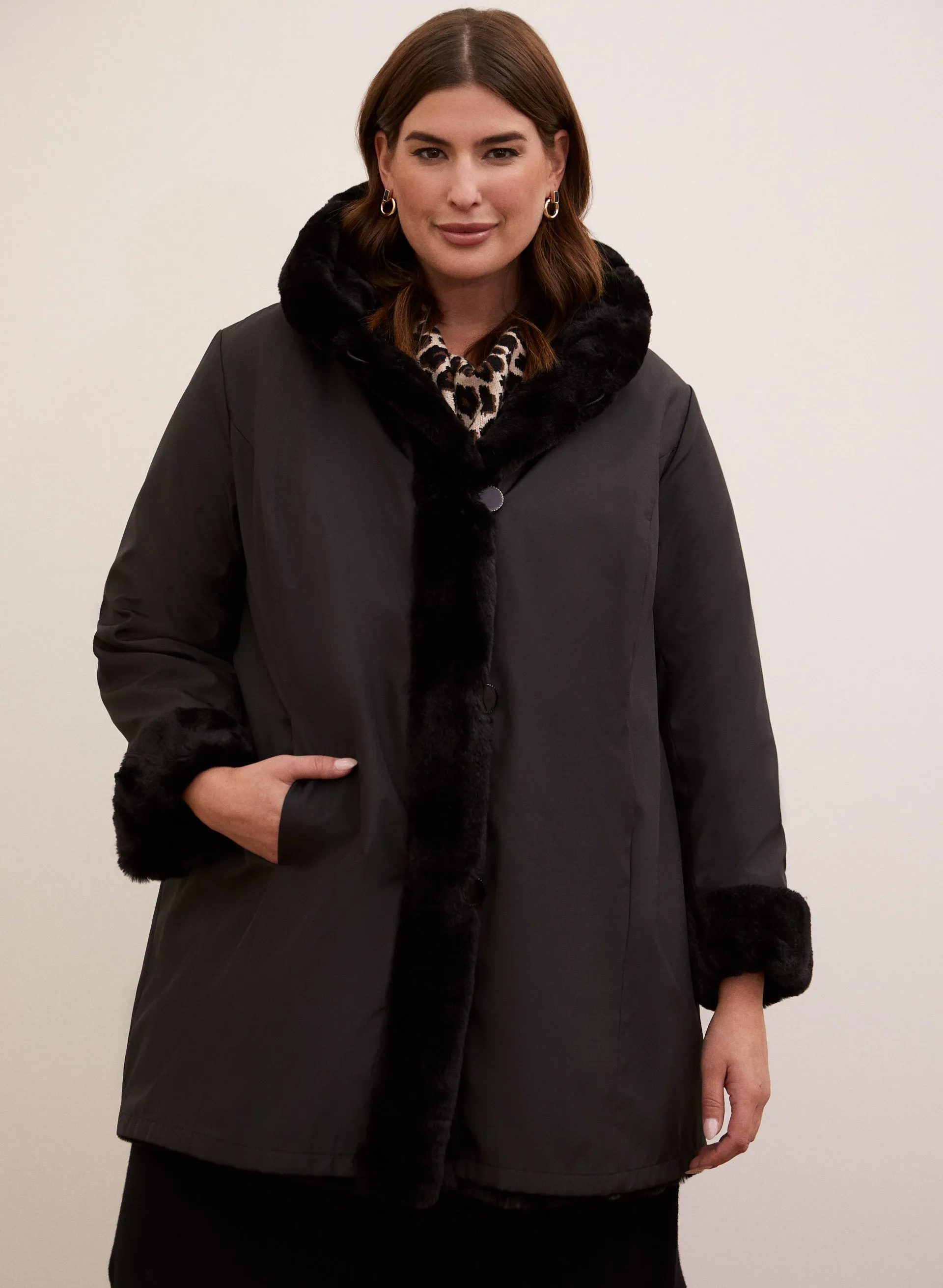 Reversible Faux Fur Coat sold by Laura