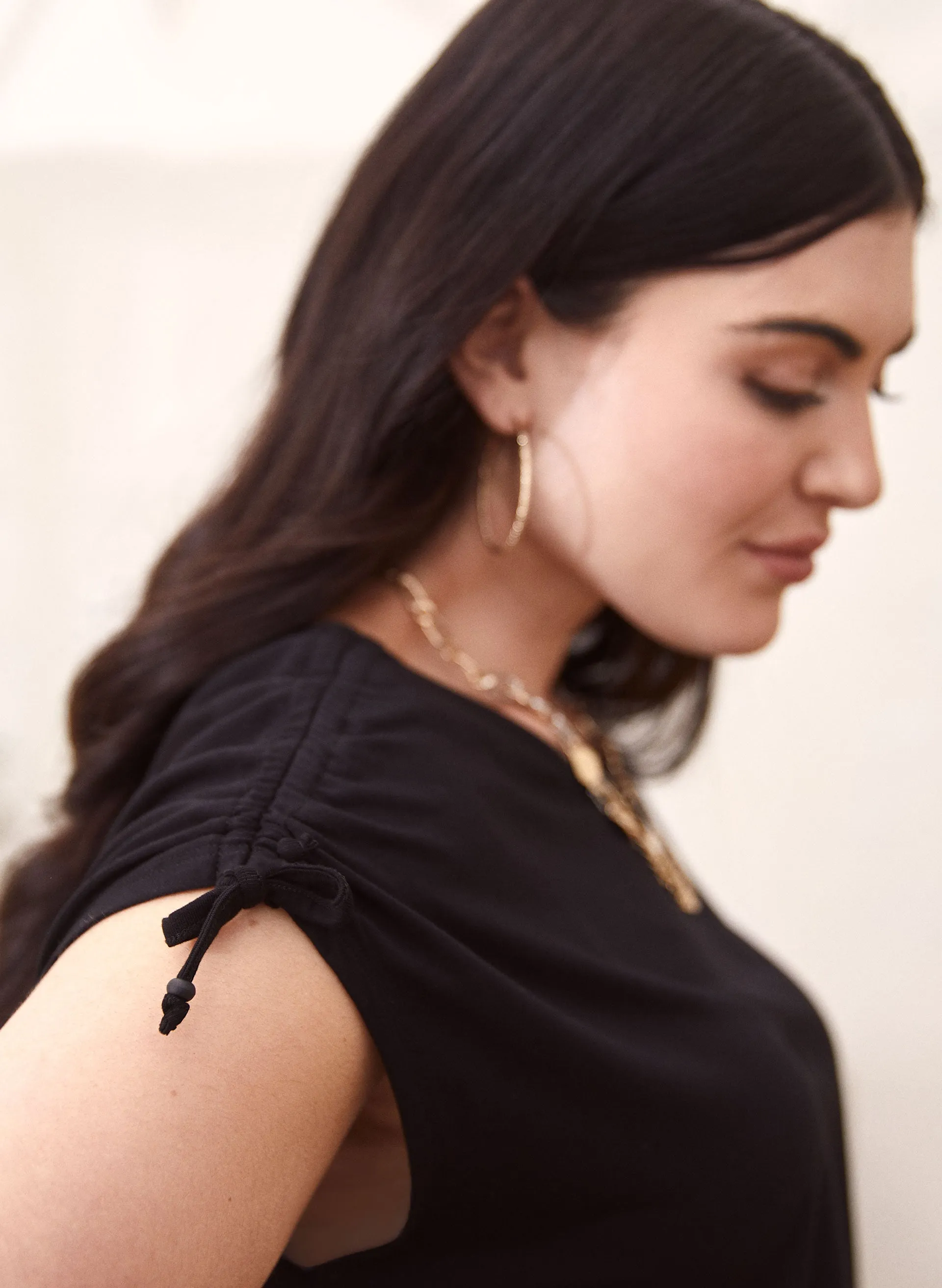 Tie Detail Scoop Neck Top sold by Laura product image thumbnail 2