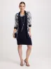 Sheer Floral Jacket & Dress Set sold by Laura