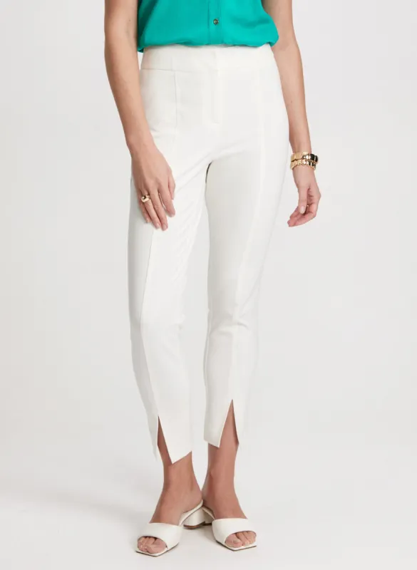 City Fit Front Slit Pants sold by Laura