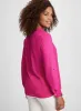 Linen-Blend Roll-Up Sleeve Blouse sold by Laura