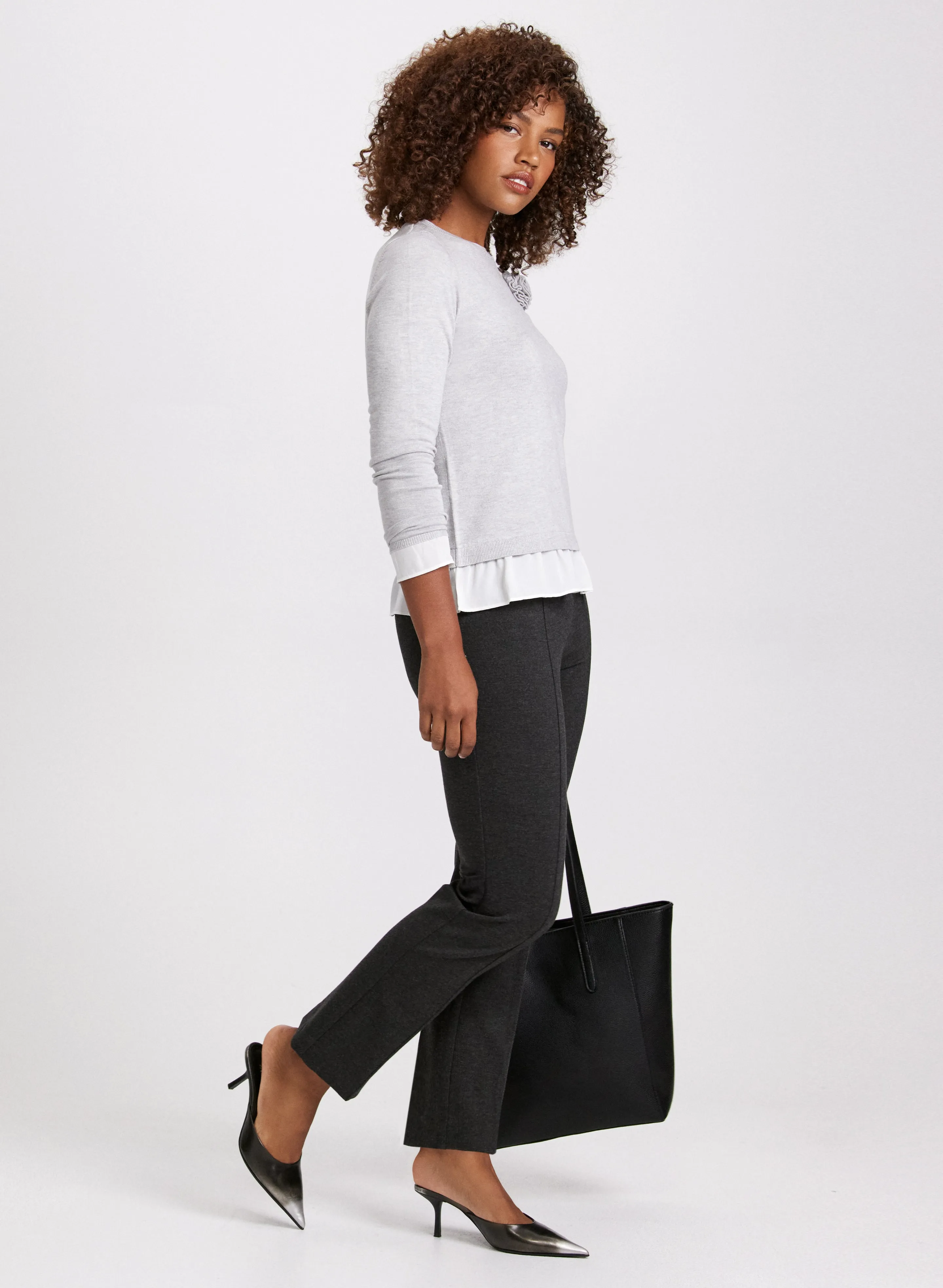 Rosette Detail Sweater & Beaded Detail Jeans sold by Laura