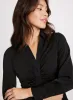 Ruched Button-Down Blouse sold by Laura