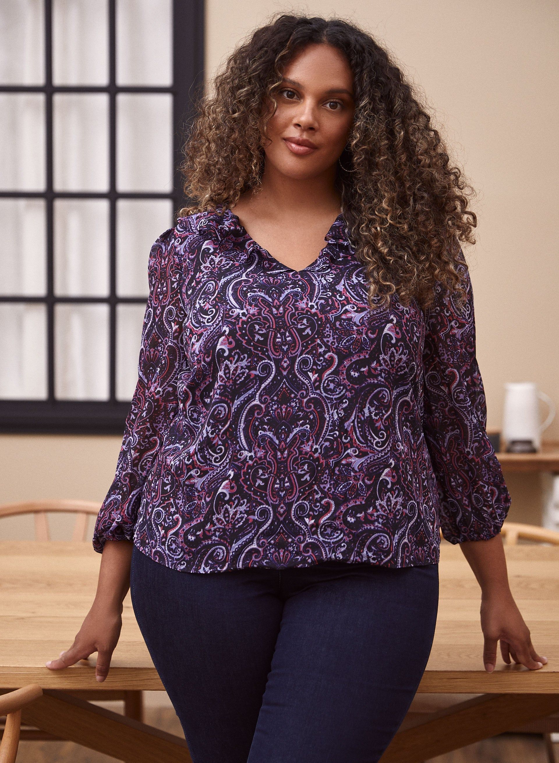 Paisley Print Blouse sold by Laura