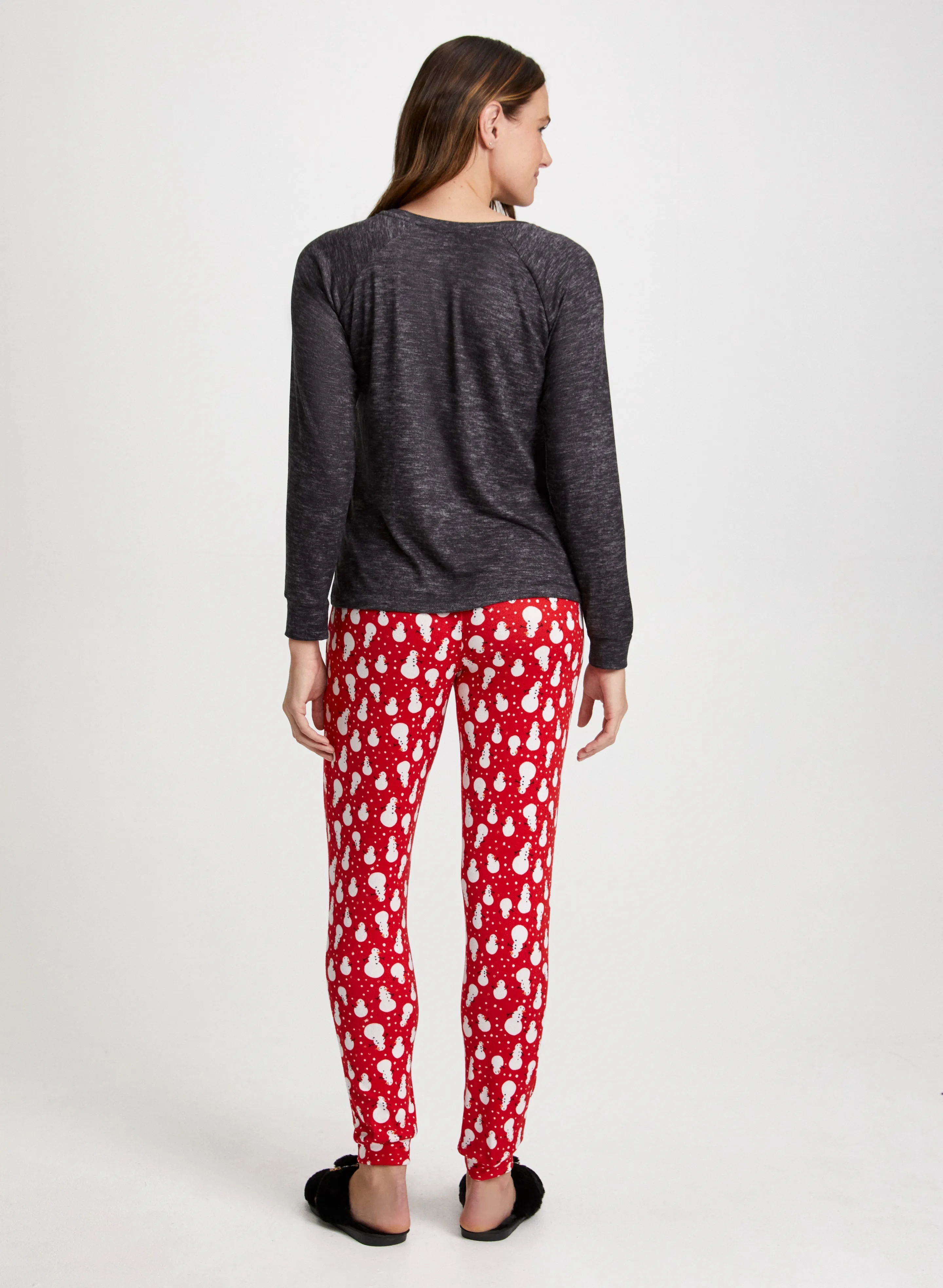 Snowman Print Pyjama Set sold by Laura product image thumbnail 2