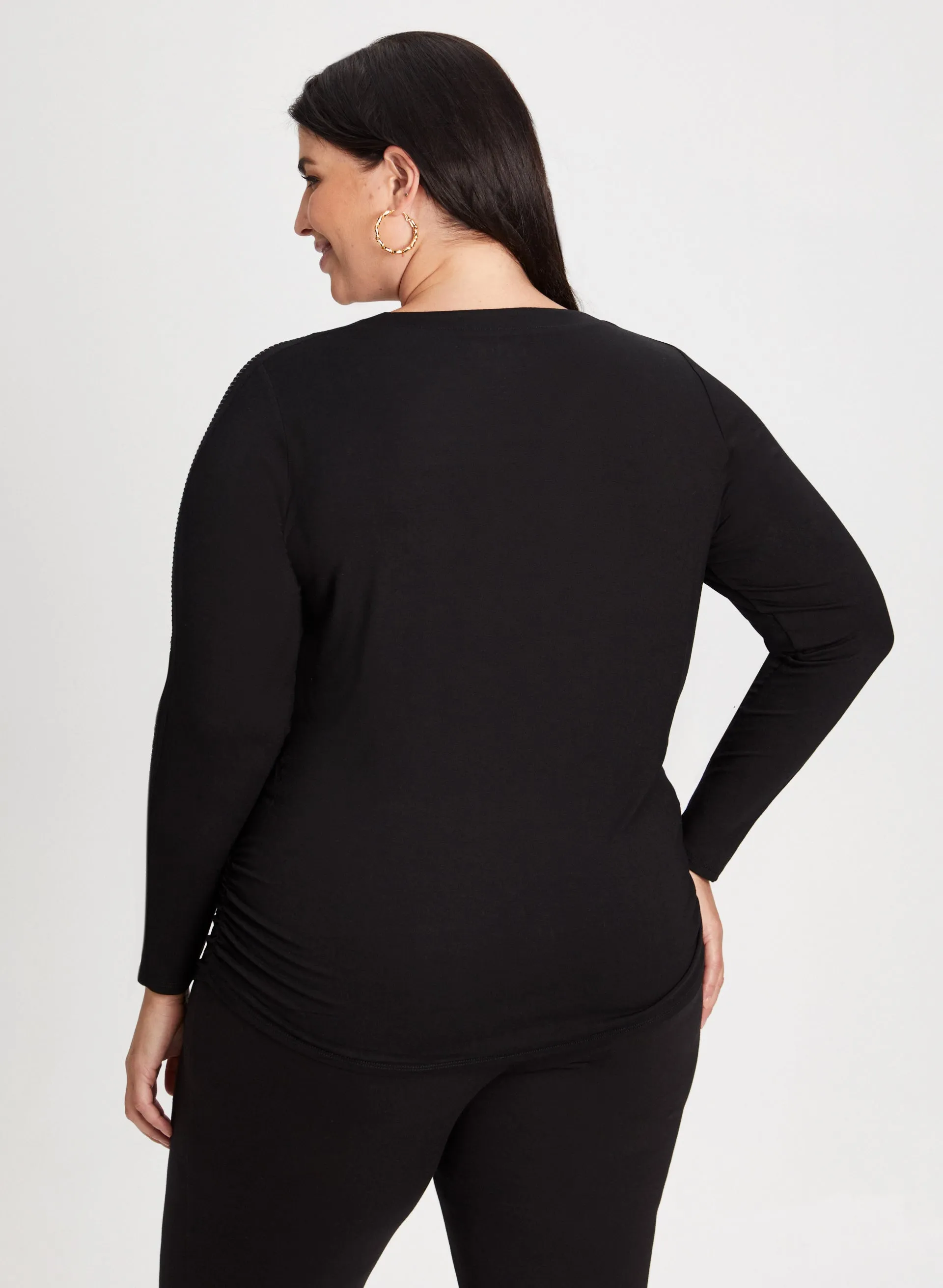 Embellished Sleeve Detail Top sold by Laura product image thumbnail 4