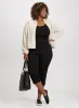 Slit Detail Straight Leg Capris sold by Laura