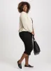 Slit Detail Straight Leg Capris sold by Laura