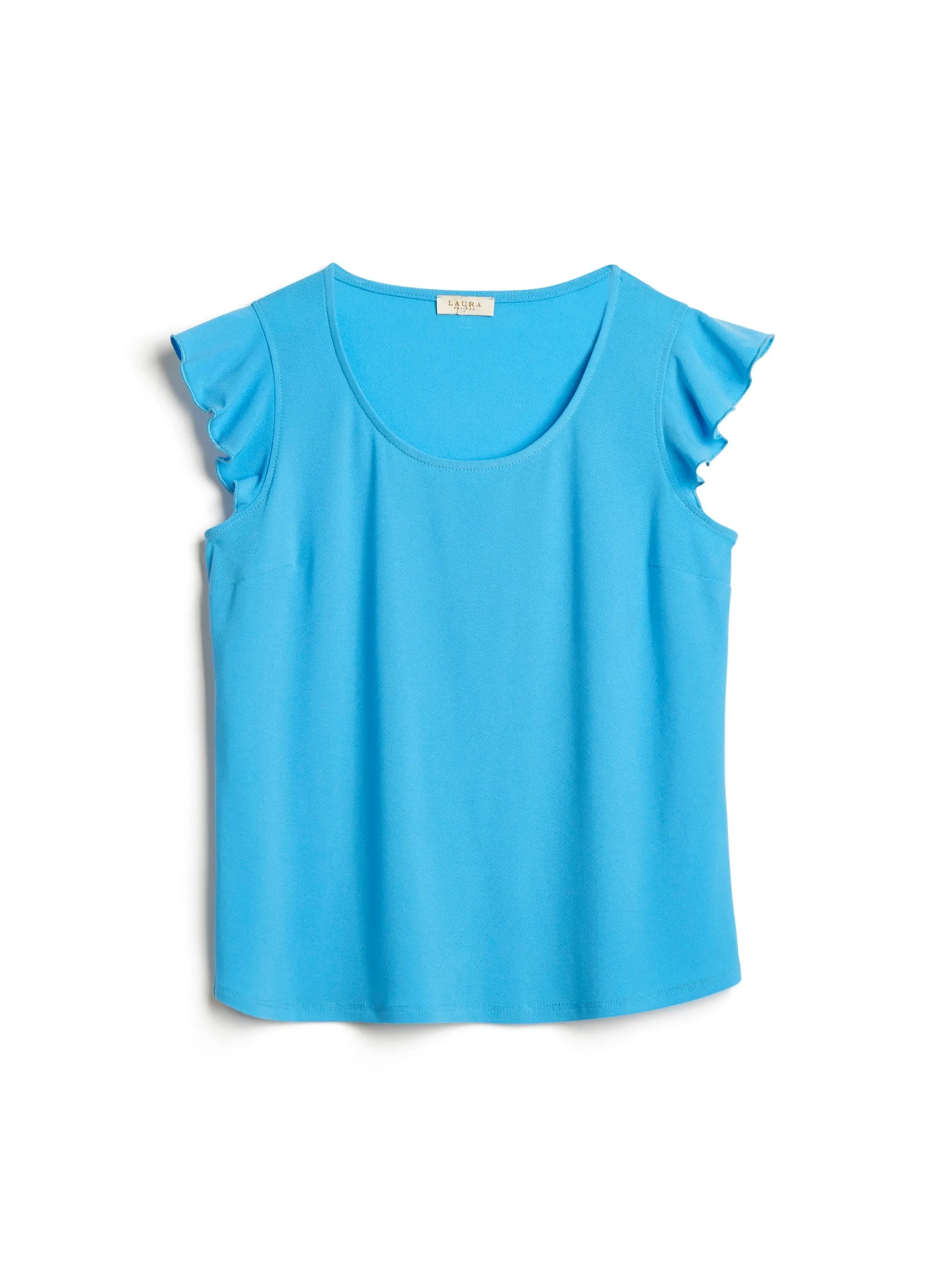 Ruffle Detail Scoop Neck Top sold by Laura product image thumbnail 5
