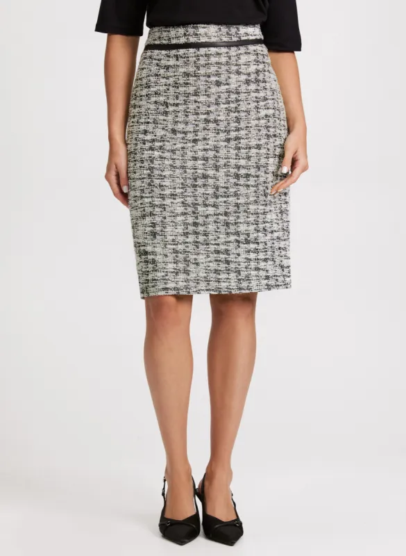 Houndstooth Pencil Skirt sold by Laura