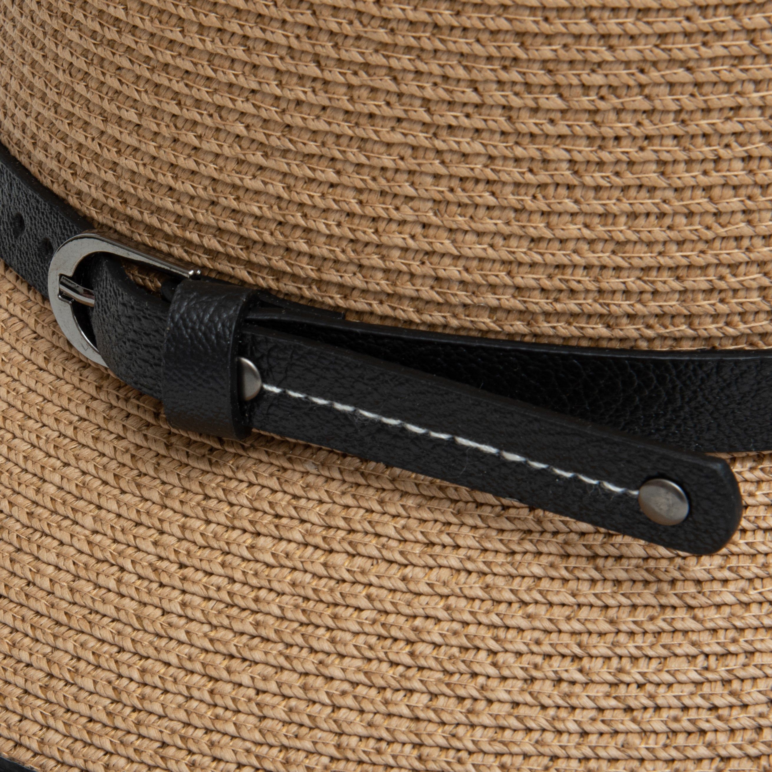Buckle Detail Bucket Straw Hat sold by Laura product image thumbnail 2