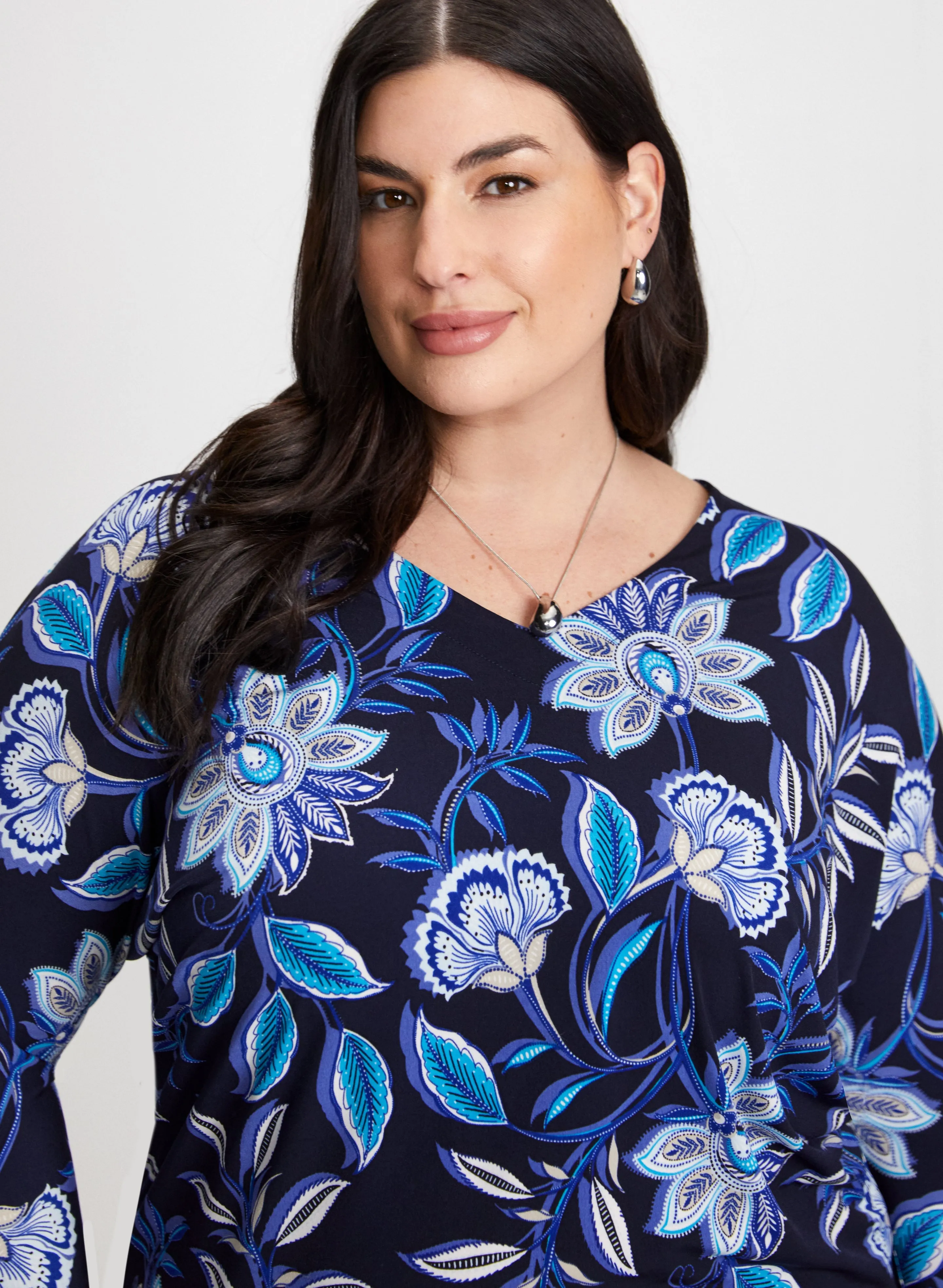 3/4 Sleeve Paisley Print Top sold by Laura product image thumbnail 5