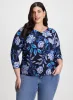 3/4 Sleeve Paisley Print Top sold by Laura