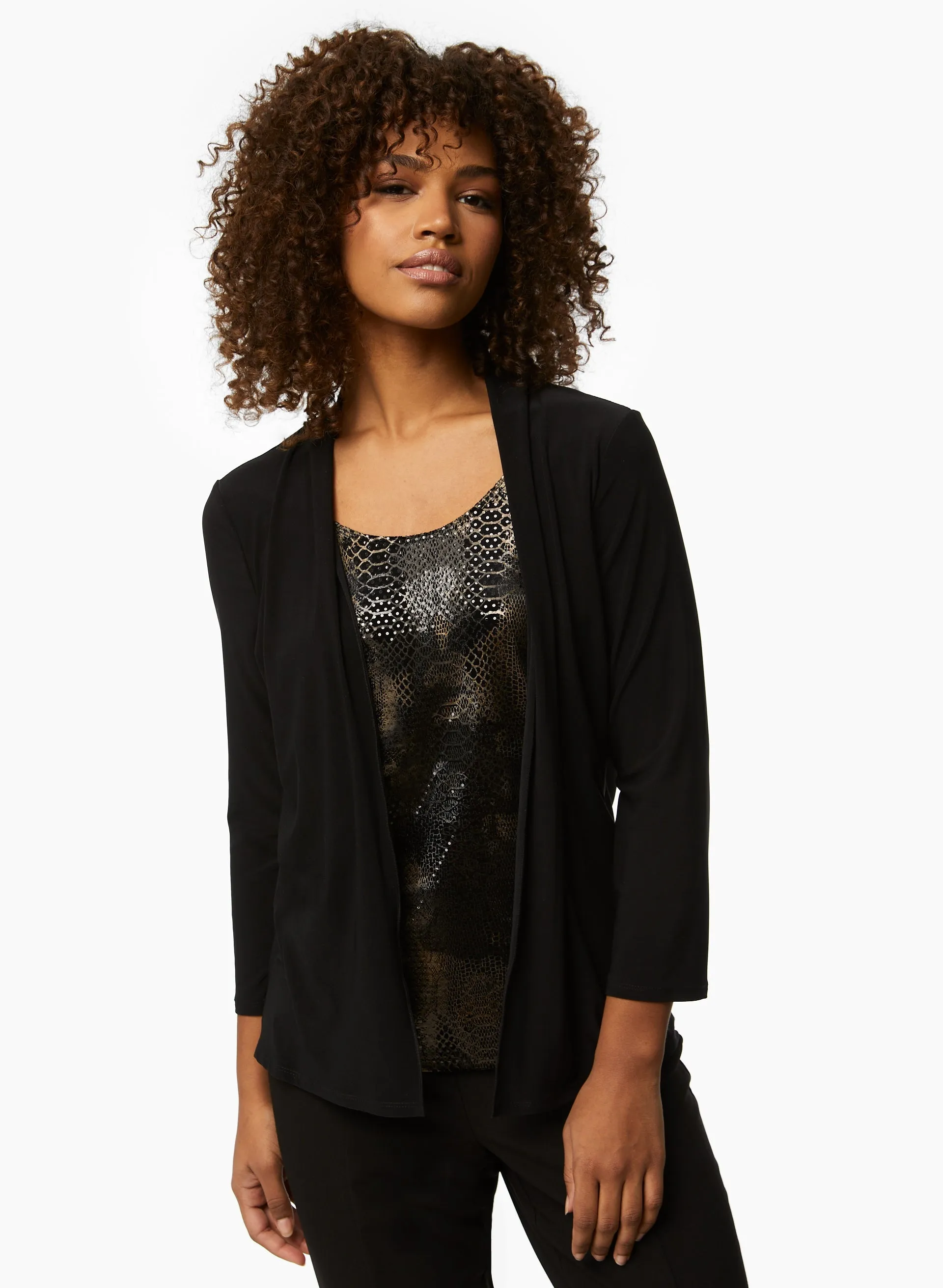 Snake Print Fooler Top sold by Laura