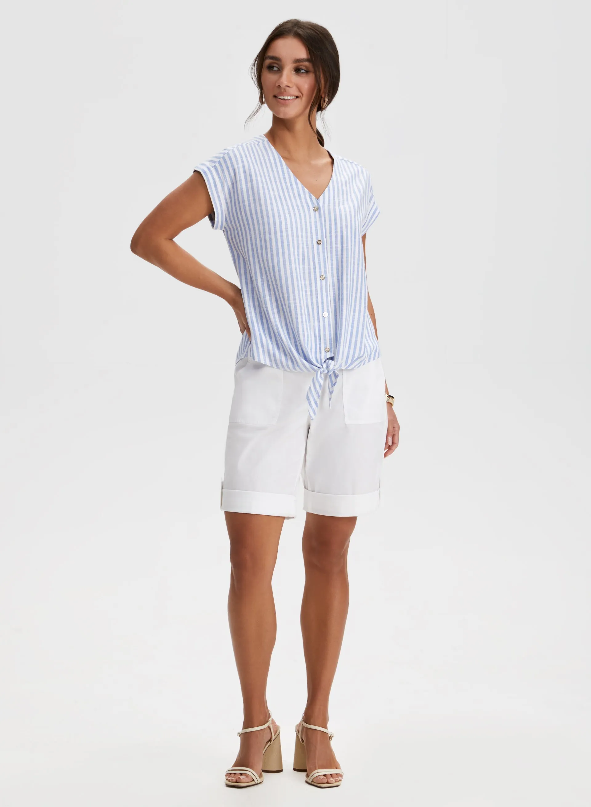 Stripe Print Blouse sold by Laura product image thumbnail 3