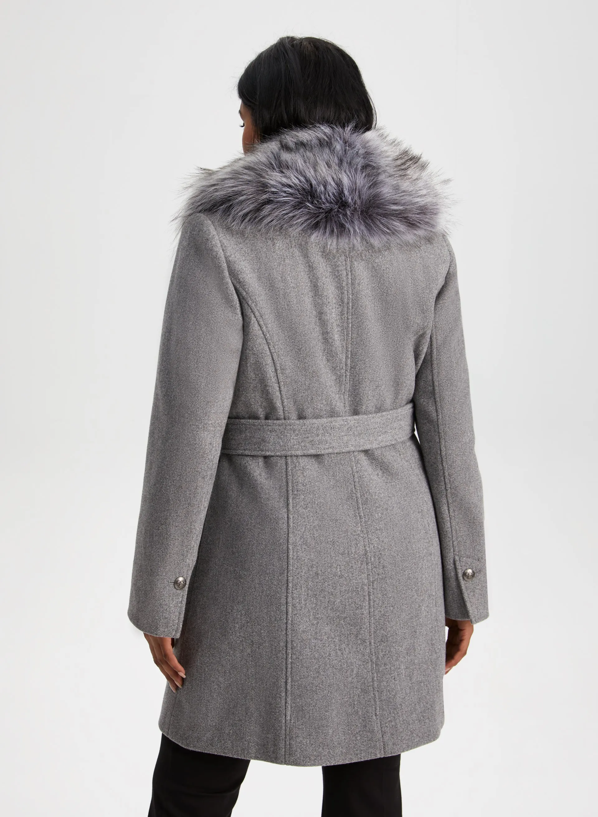 Stretch Wool Blend Coat sold by Laura product image thumbnail 2