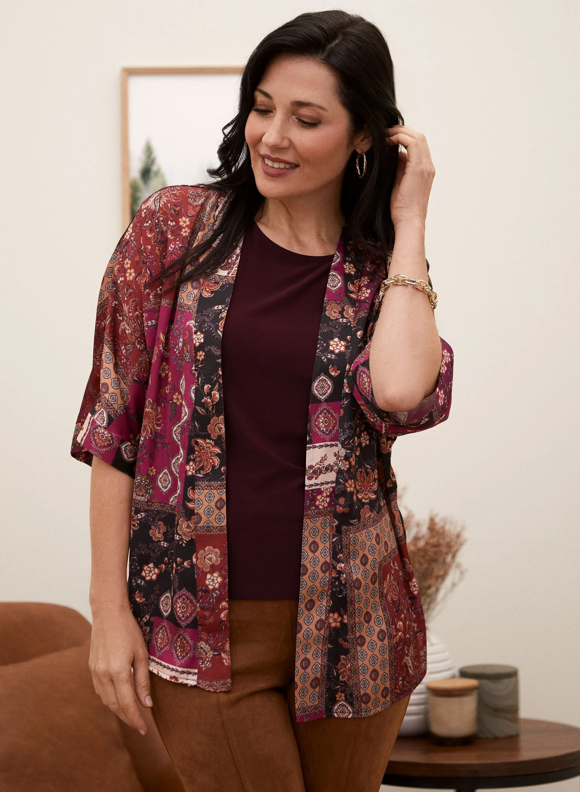 Patchwork Print Top sold by Laura