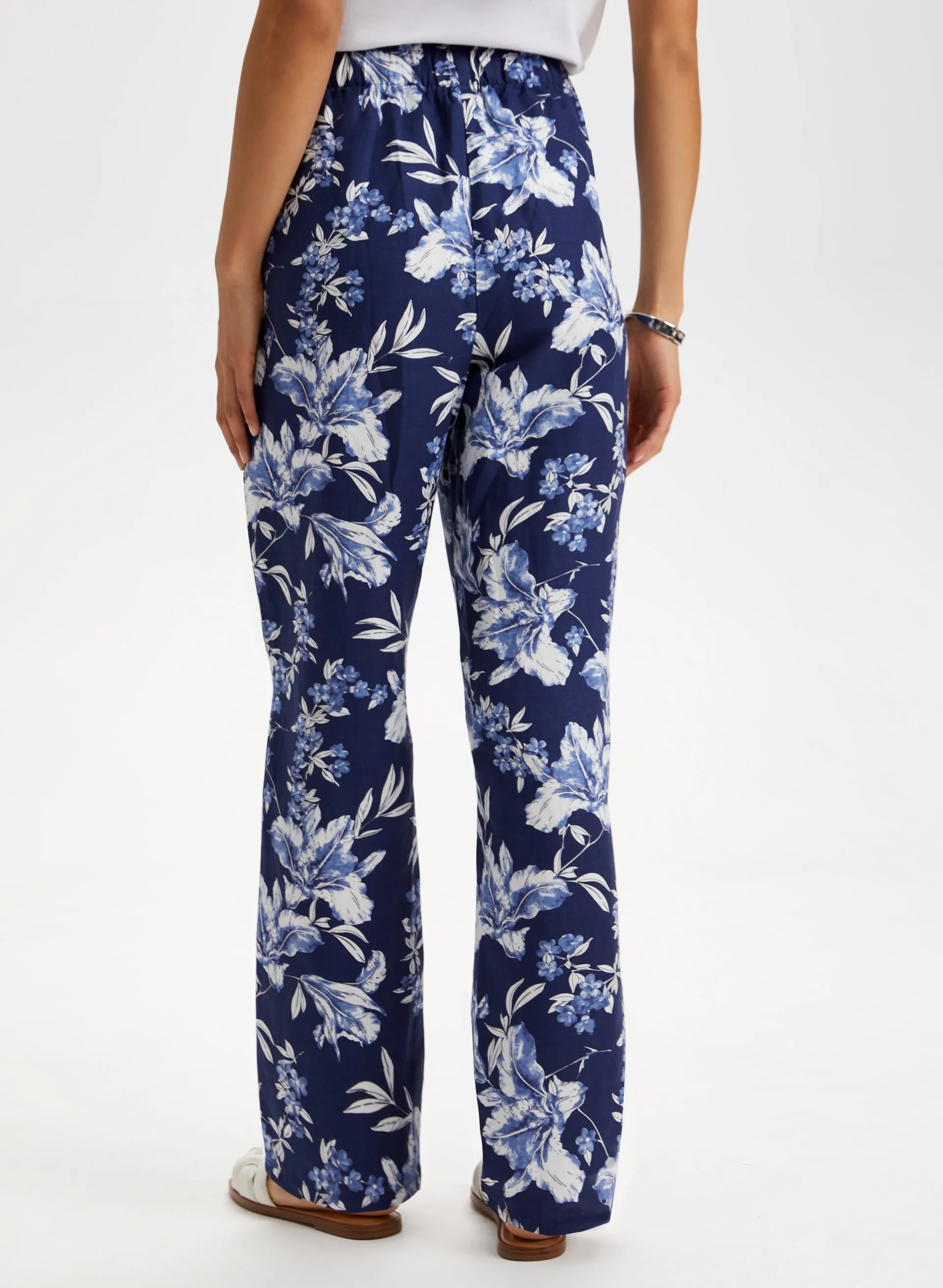 Floral Print Pull-On Pants sold by Laura product image thumbnail 2