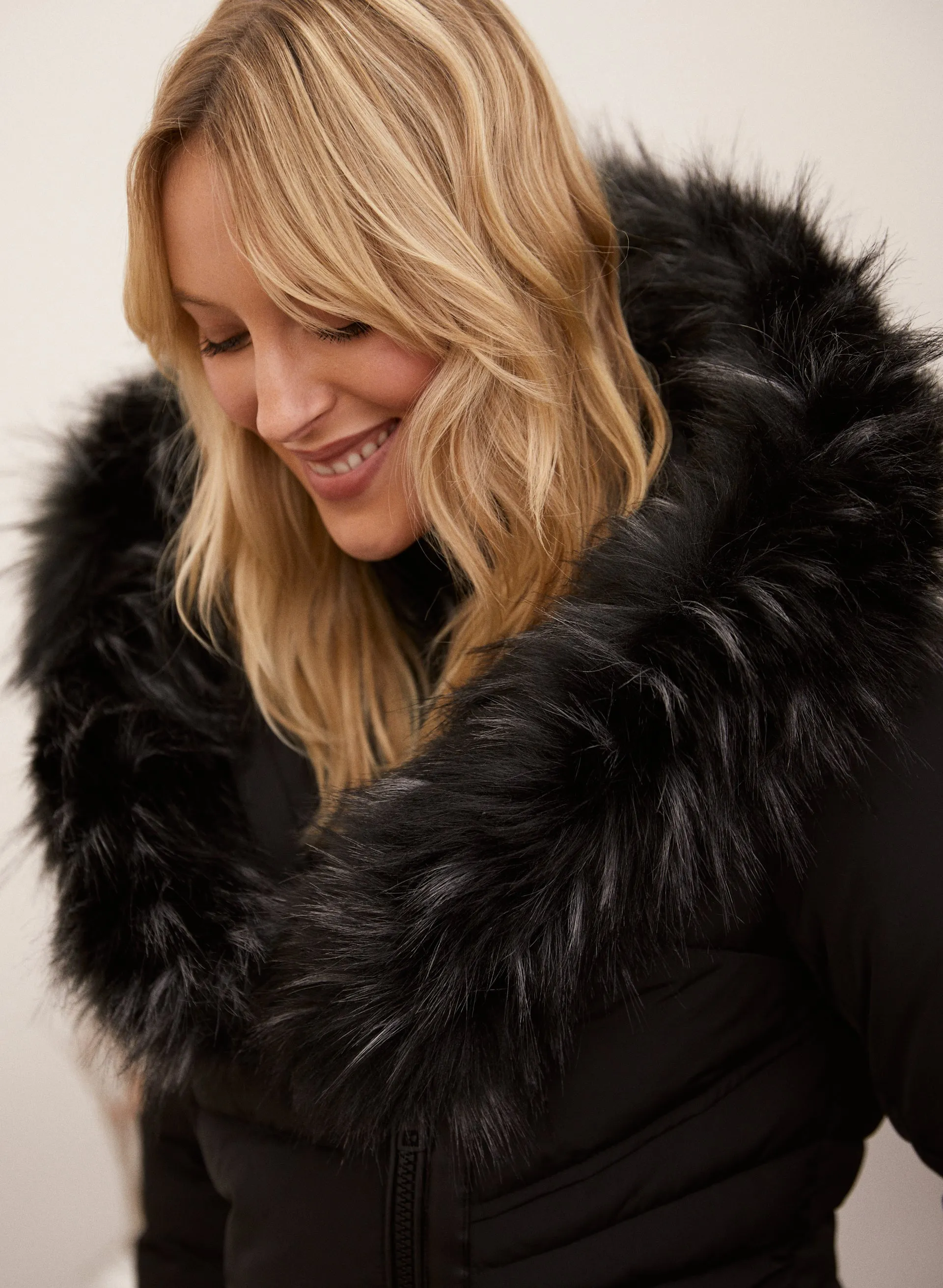 Asymmetric Vegan Down Coat sold by Laura product image thumbnail 4