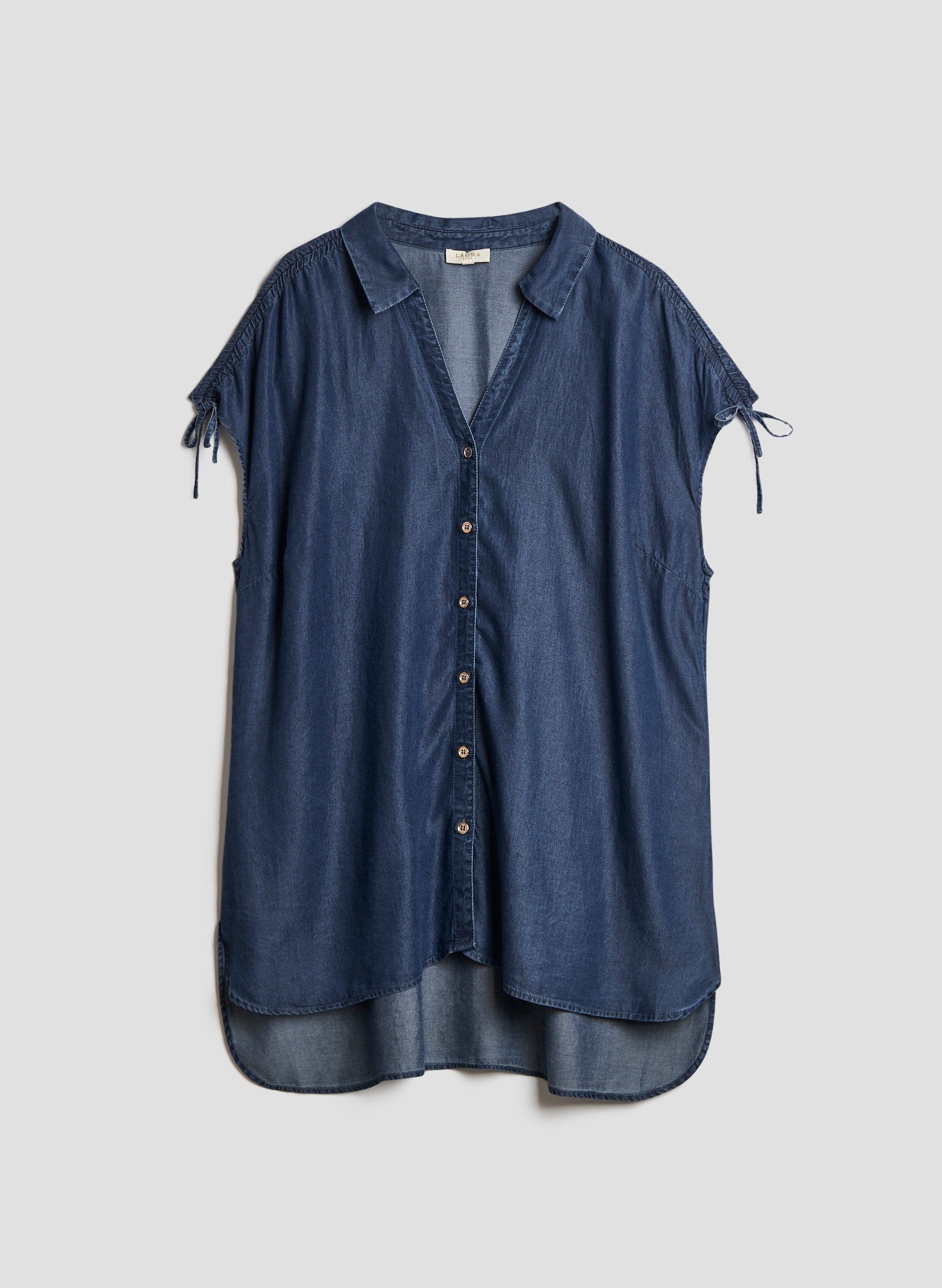 Cap Sleeve Tencel Blouse sold by Laura product image thumbnail 5