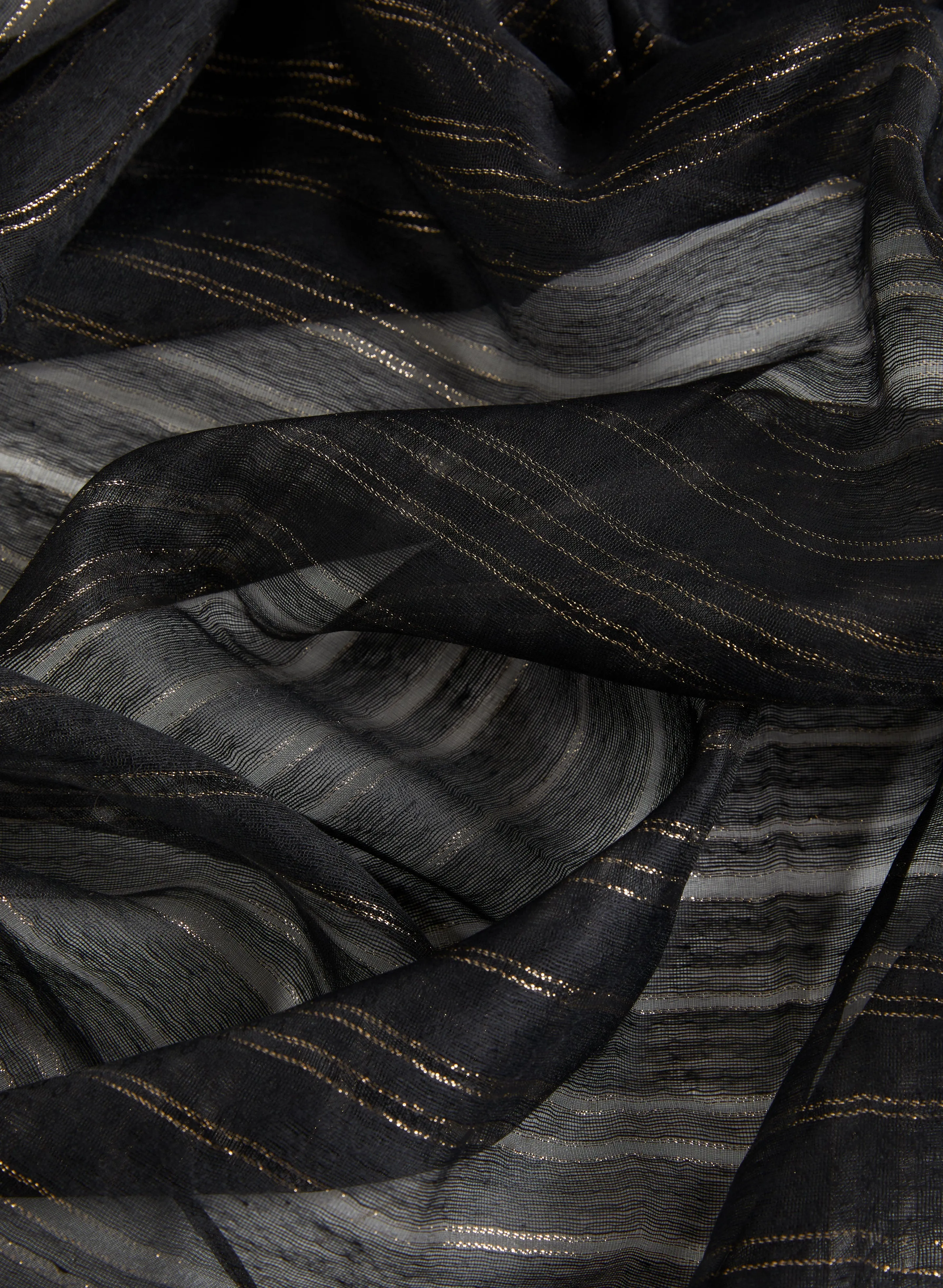 Metallic Stripe Detail Scarf sold by Laura product image thumbnail 2