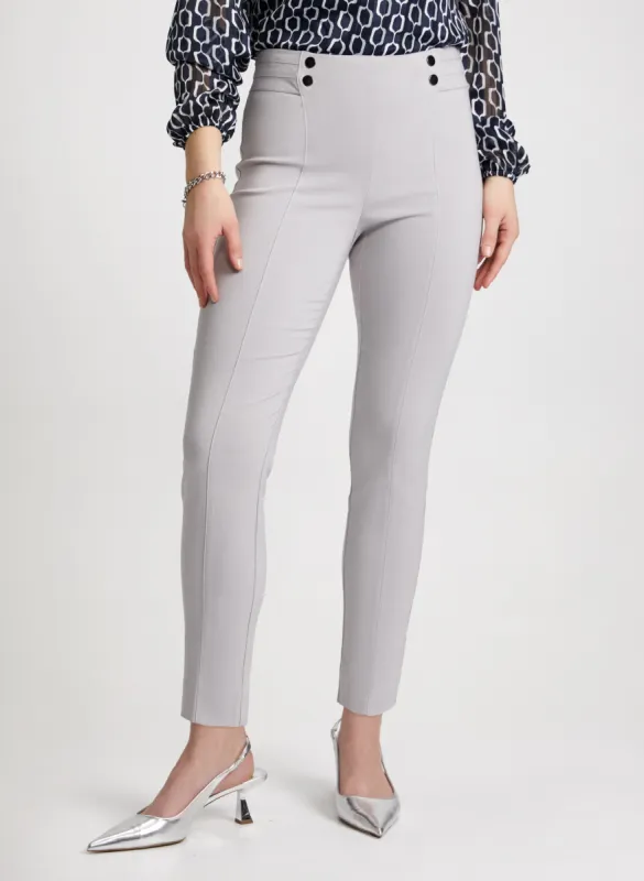 Slim Leg Pull-on Bengaline Pants sold by Laura