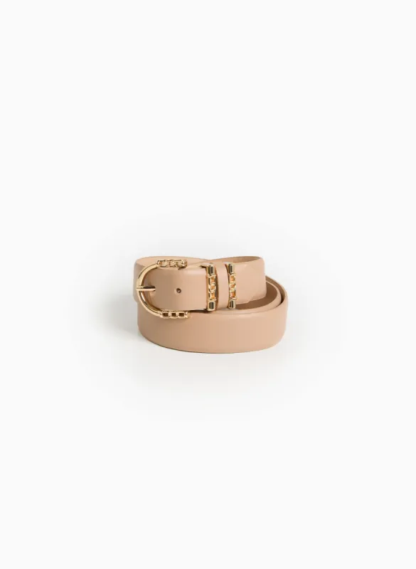 Basic Belt With Chain-Link Buckle sold by Laura