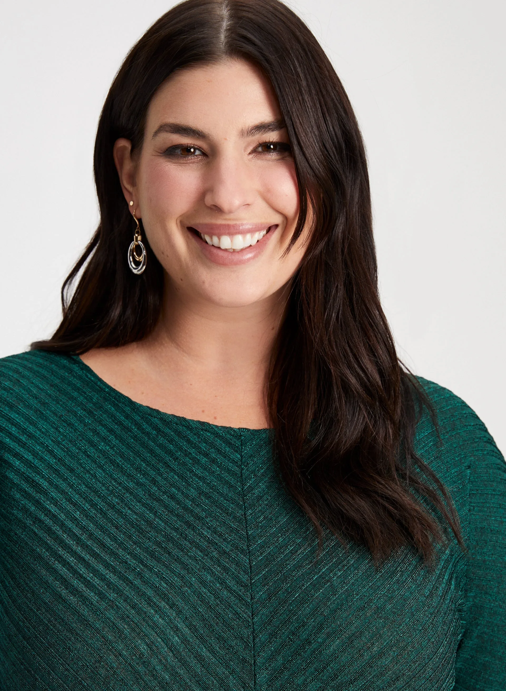 Chevron Heather Knit Top sold by Laura product image thumbnail 2