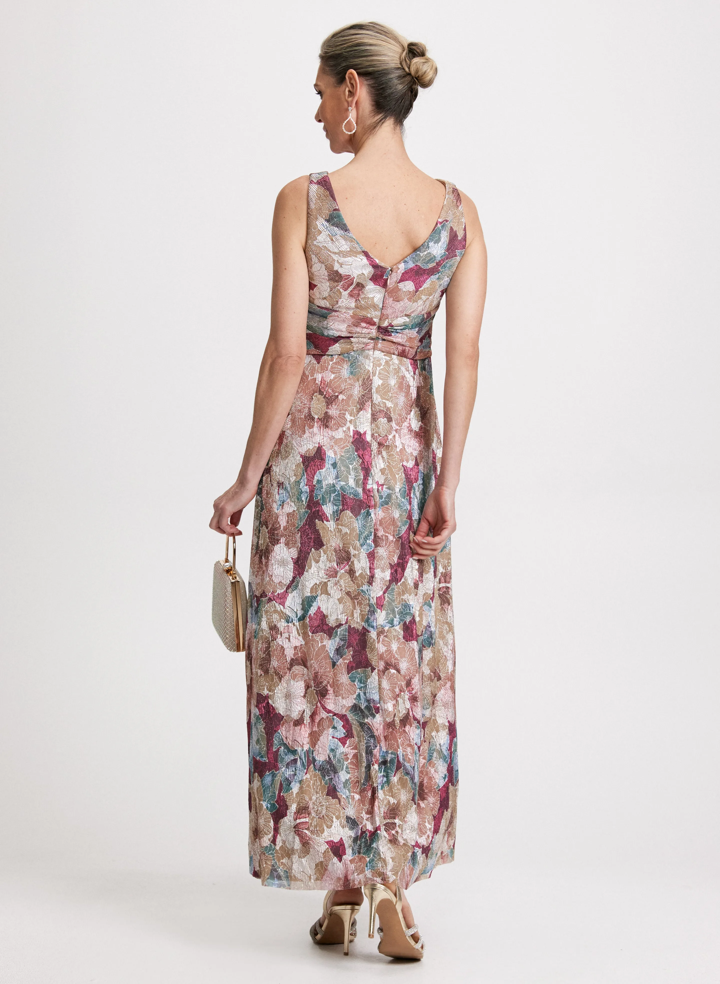 Floral Print Pleated Dress sold by Laura product image thumbnail 3